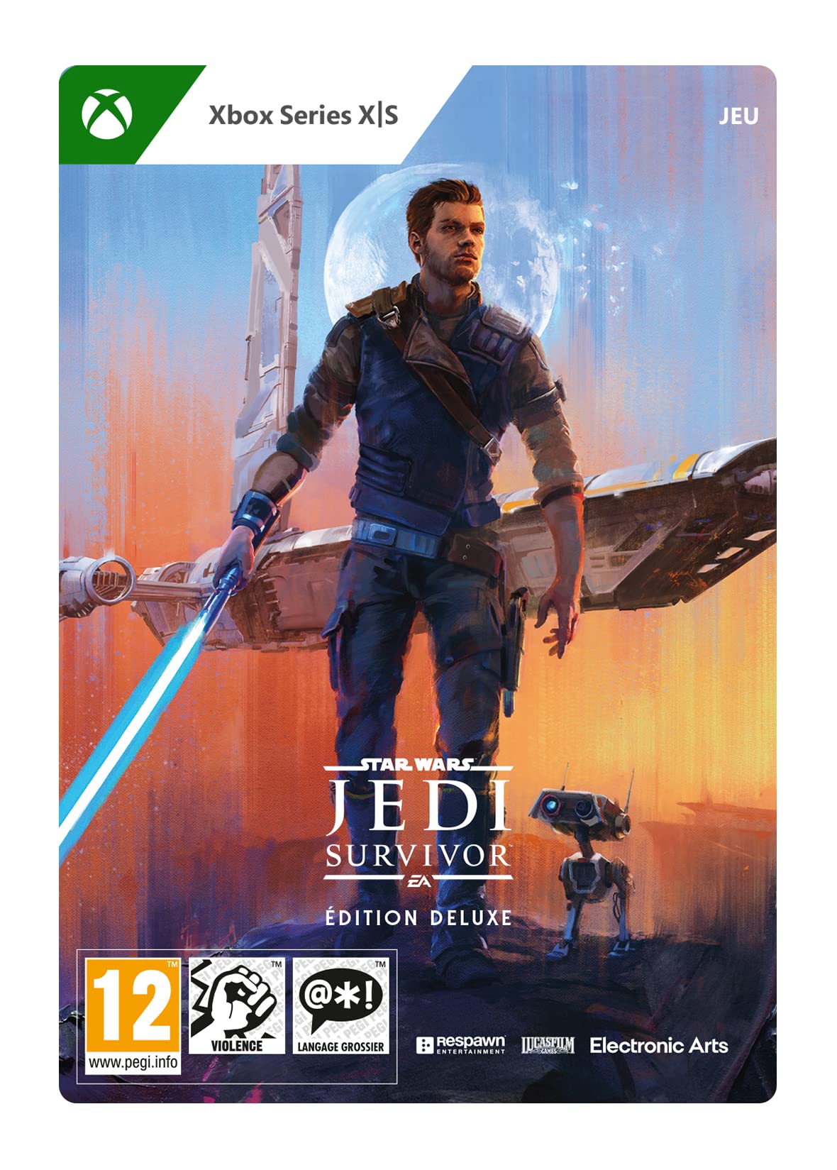 Star Wars Jedi: Survivor Deluxe Edition - Xbox Series X|S Digital Download Code | Epic Action-Adventure Game for Sci-Fi & Star Wars Fans | Perfect for Solo Gaming & Collectors