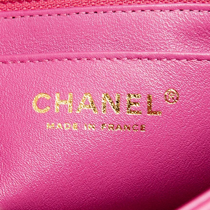 Chanel Pink Chevron Mini Flap Bag - Luxury Quilted Leather Crossbody Purse for Women | Perfect for Parties, Dates & Special Occasions