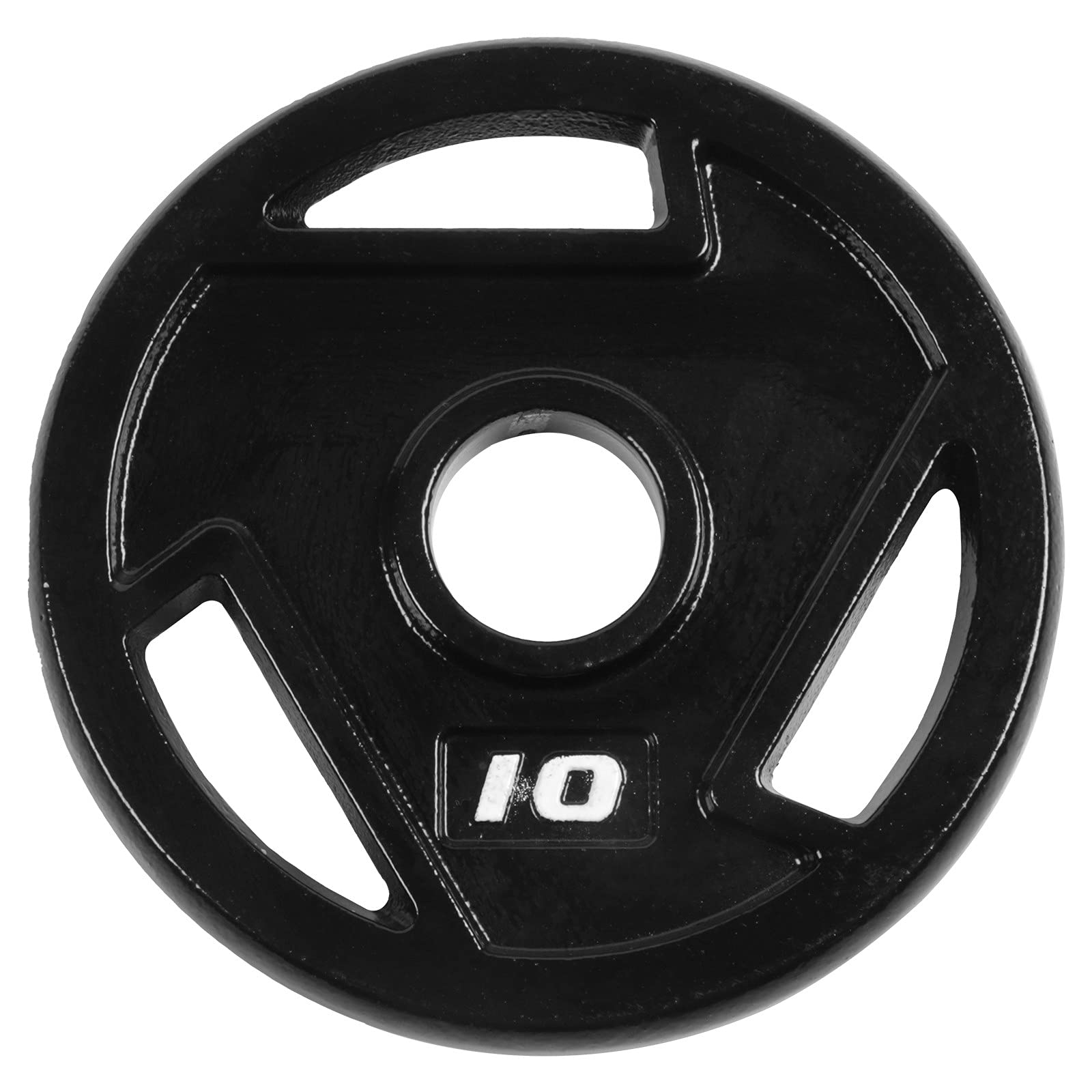 Boddenly 10 Lbs Bumper Plates (2Pcs) - 2-Inch Olympic Weight Plates for Home Gym, CrossFit & Strength Training - Durable Rubber Coated Black Workout Plates for Deadlifts, Squats & Weightlifting