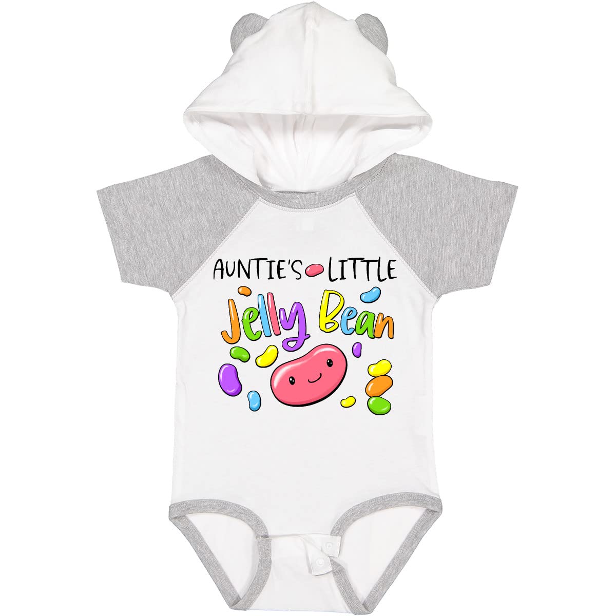 Inktastic Aunties Little Jellybean Cute Easter Candy Baby Bodysuit - Adorable Infant Outfit for Easter Celebrations & Family Photos
