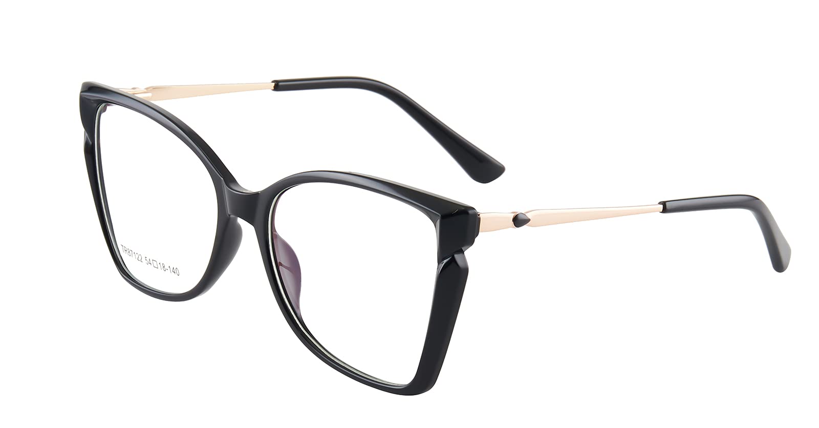 GOKOTTAWA Blue Light Blocking Glasses for Computer - TR90 Butterfly Frame Women's Eyewear for Office Work & Screen Time Protection