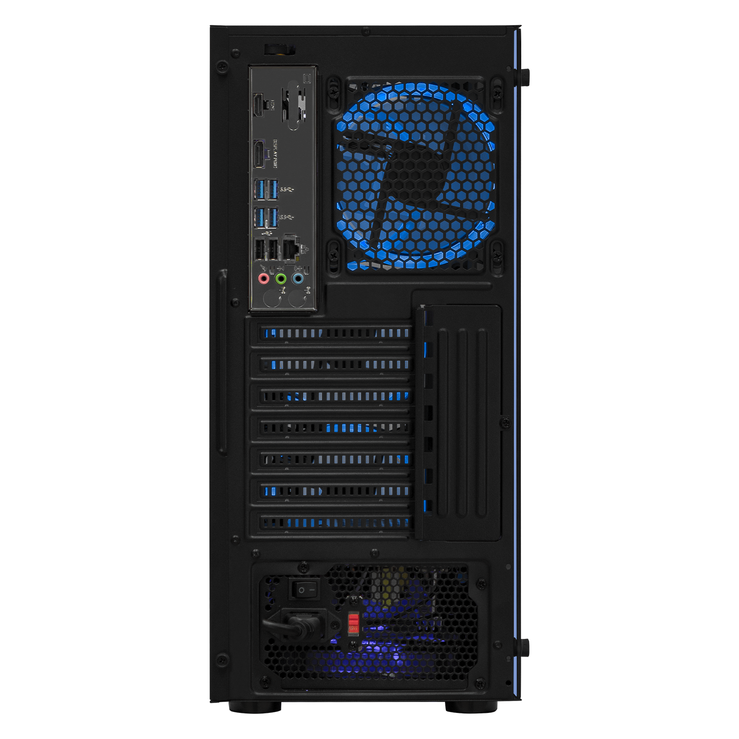 Xtreme PC Gaming Desktop - AMD Radeon Vega Renoir Ryzen 5 5600G, 16GB RAM, 120GB SSD + 2TB HDD, WiFi, Black - Perfect for Gaming, Streaming & Content Creation