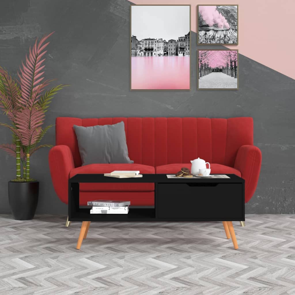 SKM Black Coffee Table 39.4