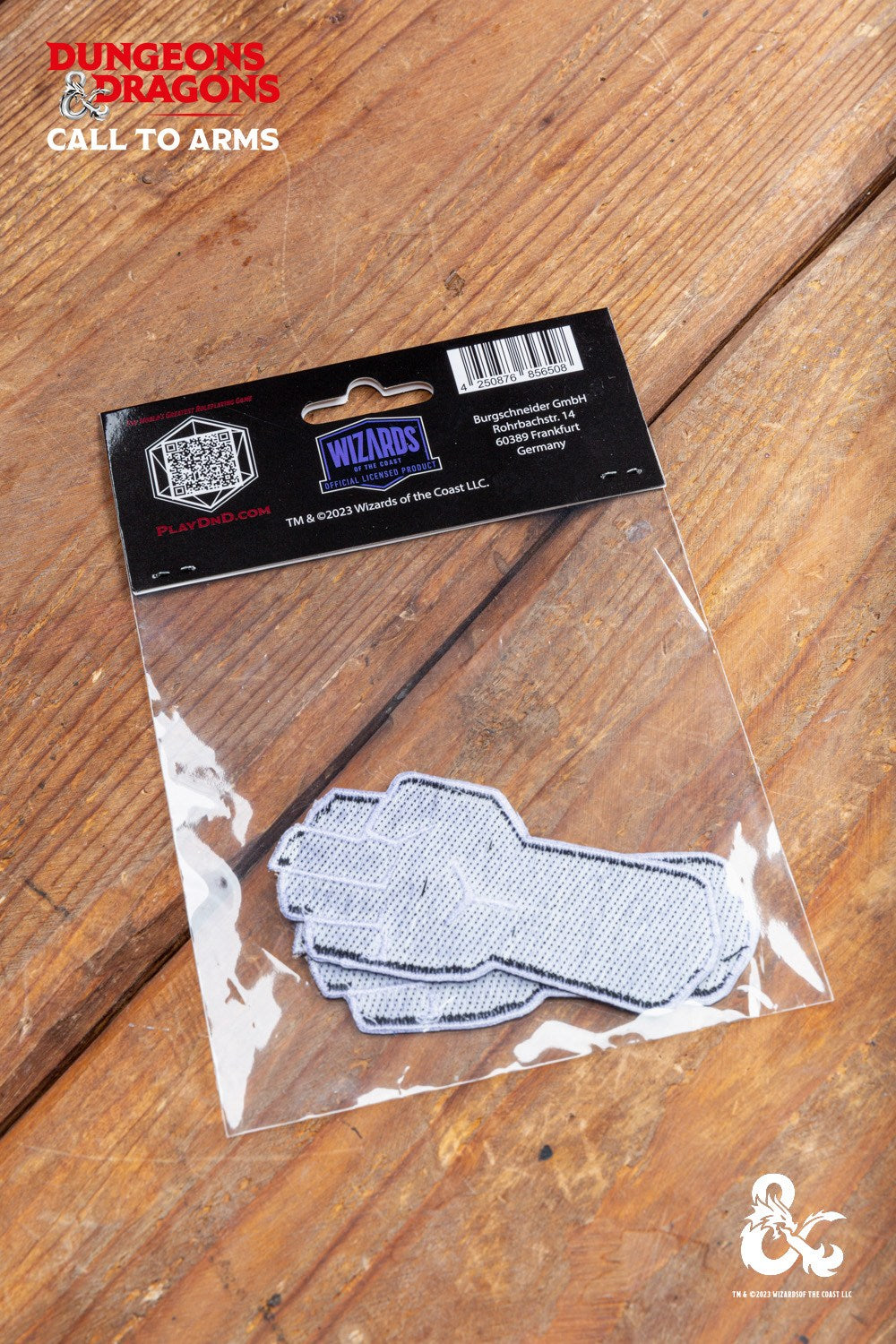 Dungeons & Dragons Monk Class Symbol Iron-On Patch Set - Perfect for Cosplay, Costumes & Backpacks