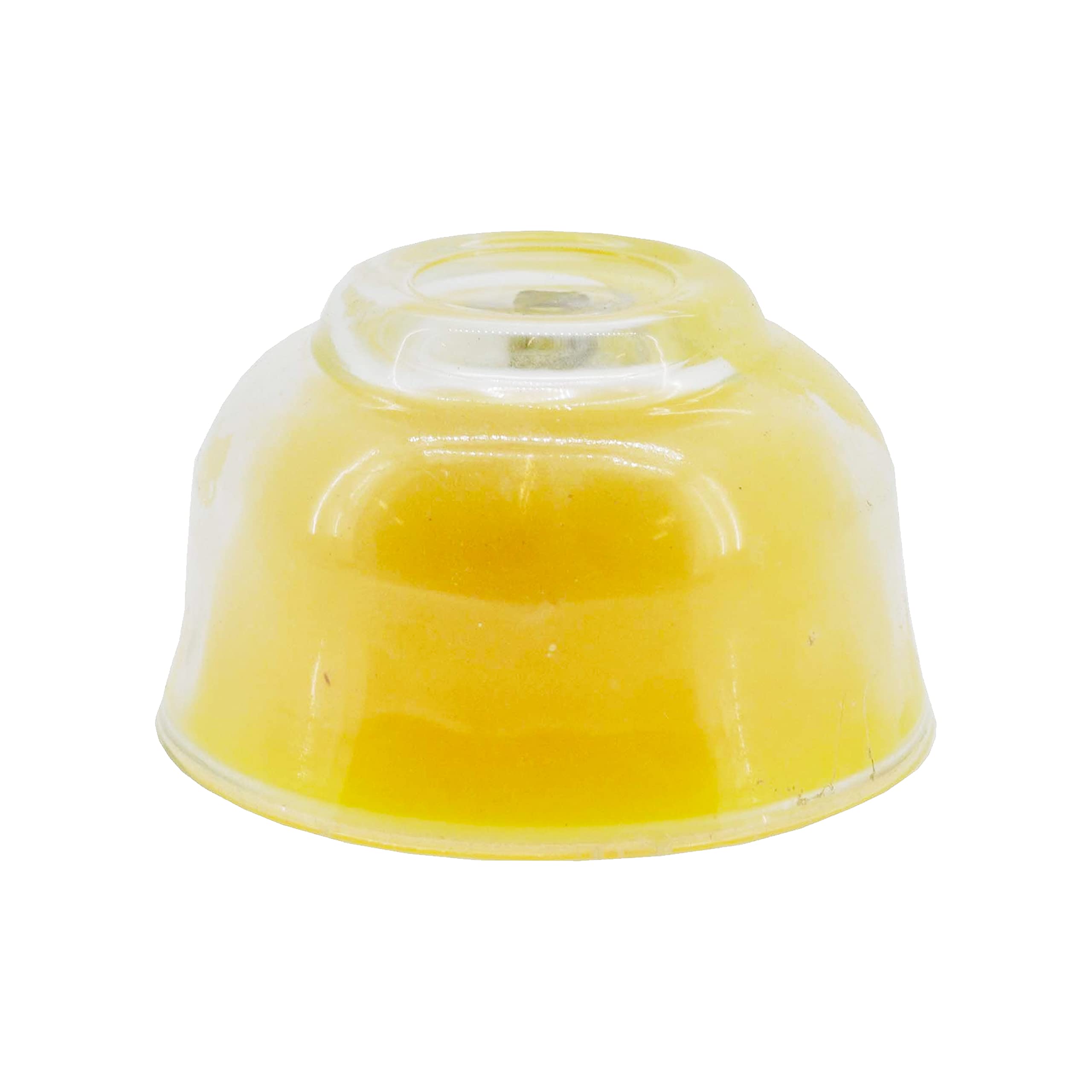 Tibetan Buddhist Tealight Candle Set - 10 Small Clear Cups with Vanaspati Ghee for Meditation, Altar & Home Decor | Mandala Crafts Spiritual Lighting
