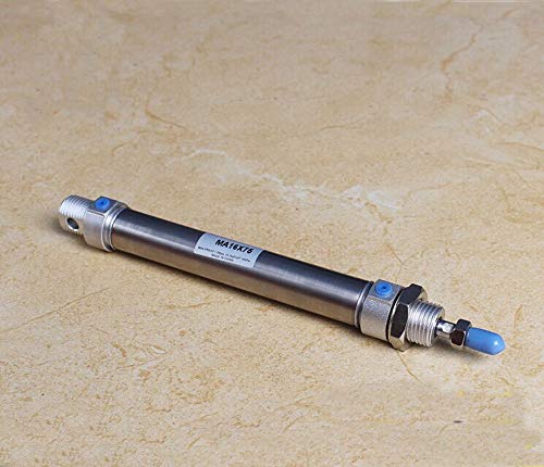 MA4050 40mm-50mm Bore Stainless Steel Double Action Pneumatic Air Cylinder - High Pressure Gas Cylinder for Industrial Automation, Robotics, and Machinery Applications