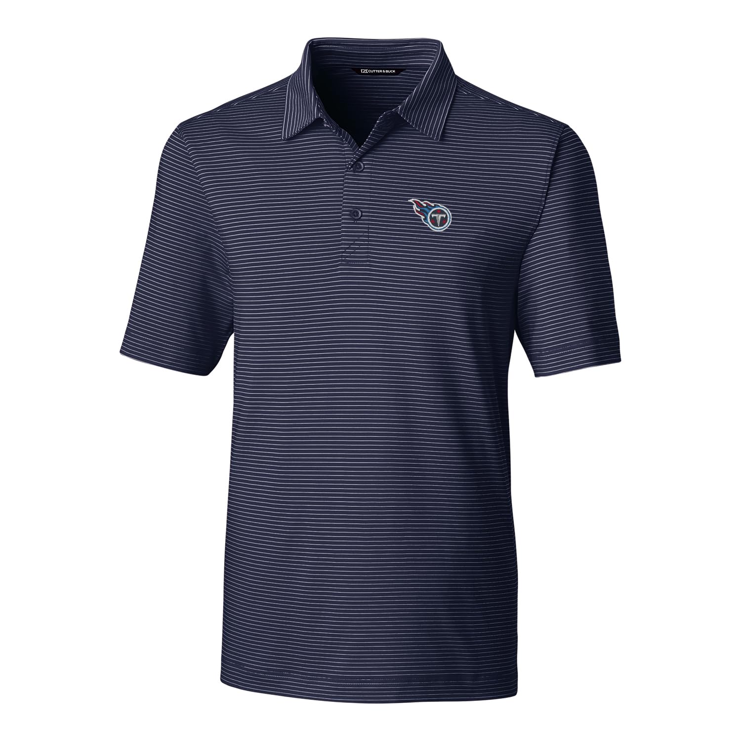 Cutter & Buck Men's NFL Big & Tall Forge Pencil Stripe Polo Shirt - Comfortable & Stylish Sports Apparel for Football Fans, Office Wear & Casual Outings