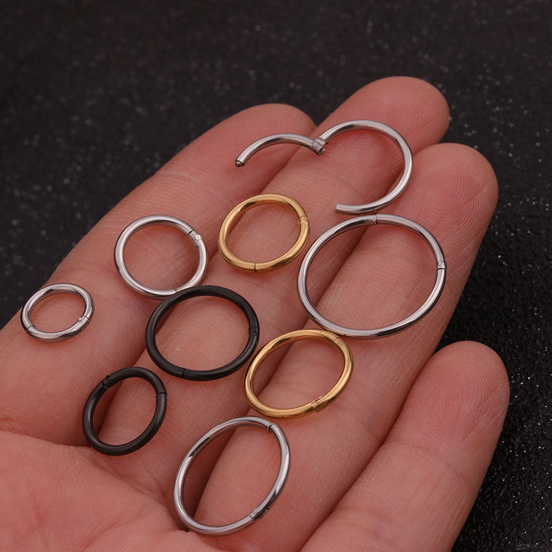 16G Surgical Steel Cartilage Huggie Earrings - Small Hoop Earrings for Helix, Tragus & Piercings | HSPJ19112 | Perfect for Everyday Wear & Gifting