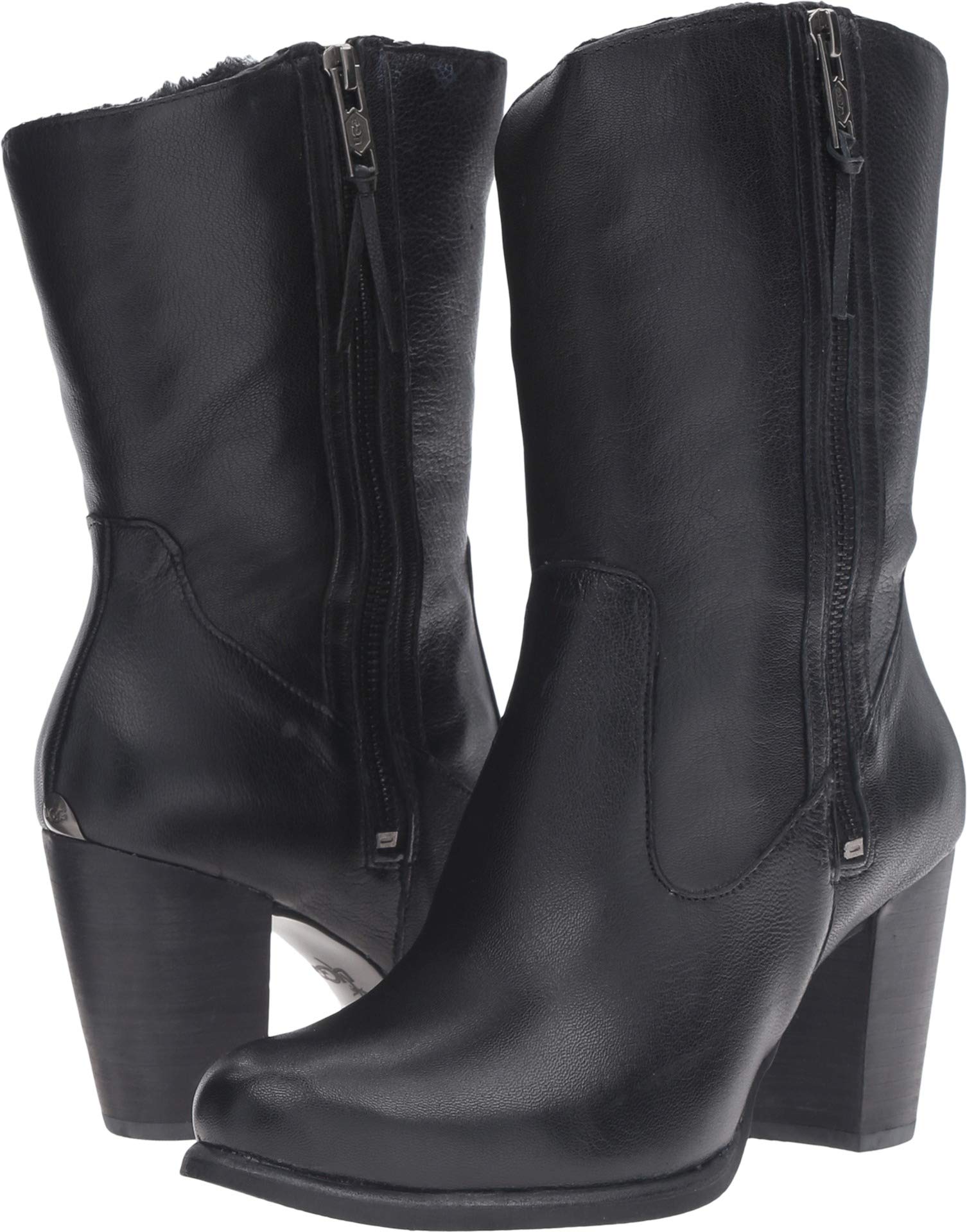 UGG Women's Lynda Black/Black Boots Size 9.5 B (M) - Cozy Winter Boots for Casual Outfits & Outdoor Activities