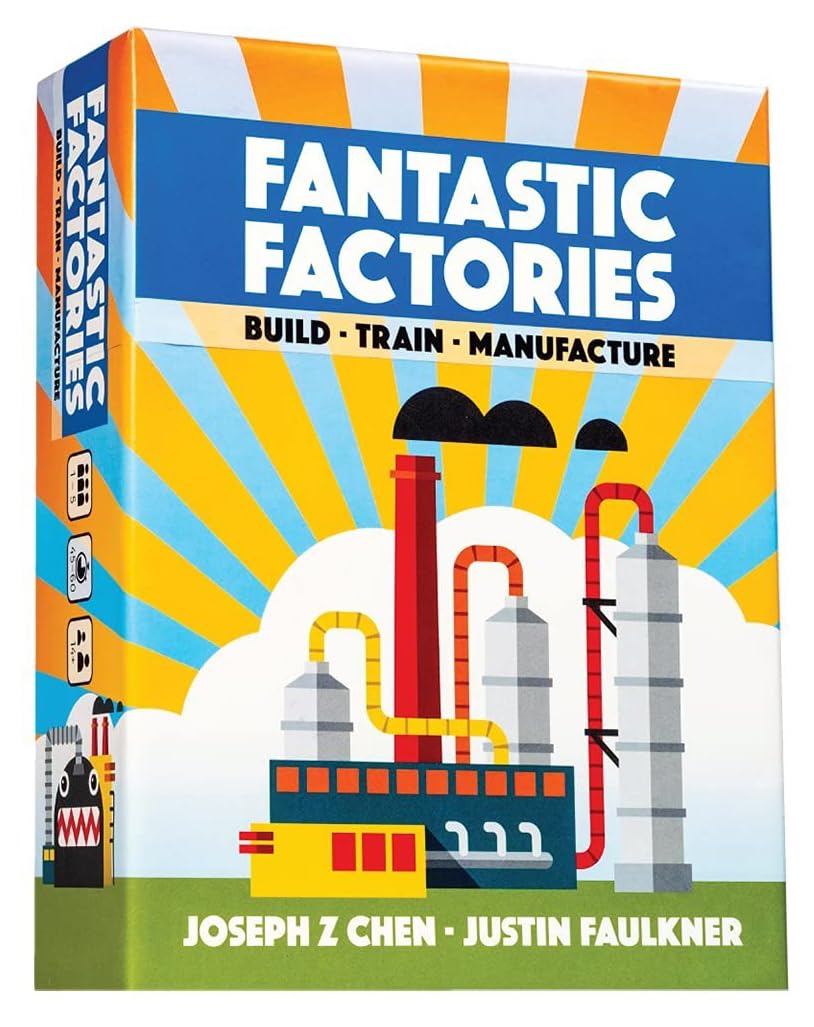 Fantastic Factories Strategy Board Game for Adults & Families - Fun Factory Building & Resource Management Game for Game Nights & Parties