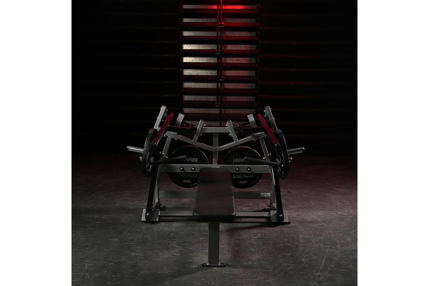 Hammer Strength Plate Loaded Iso-Lateral Horizontal Bench Press - Commercial Gym Equipment for Strength Training & Bodybuilding Workouts