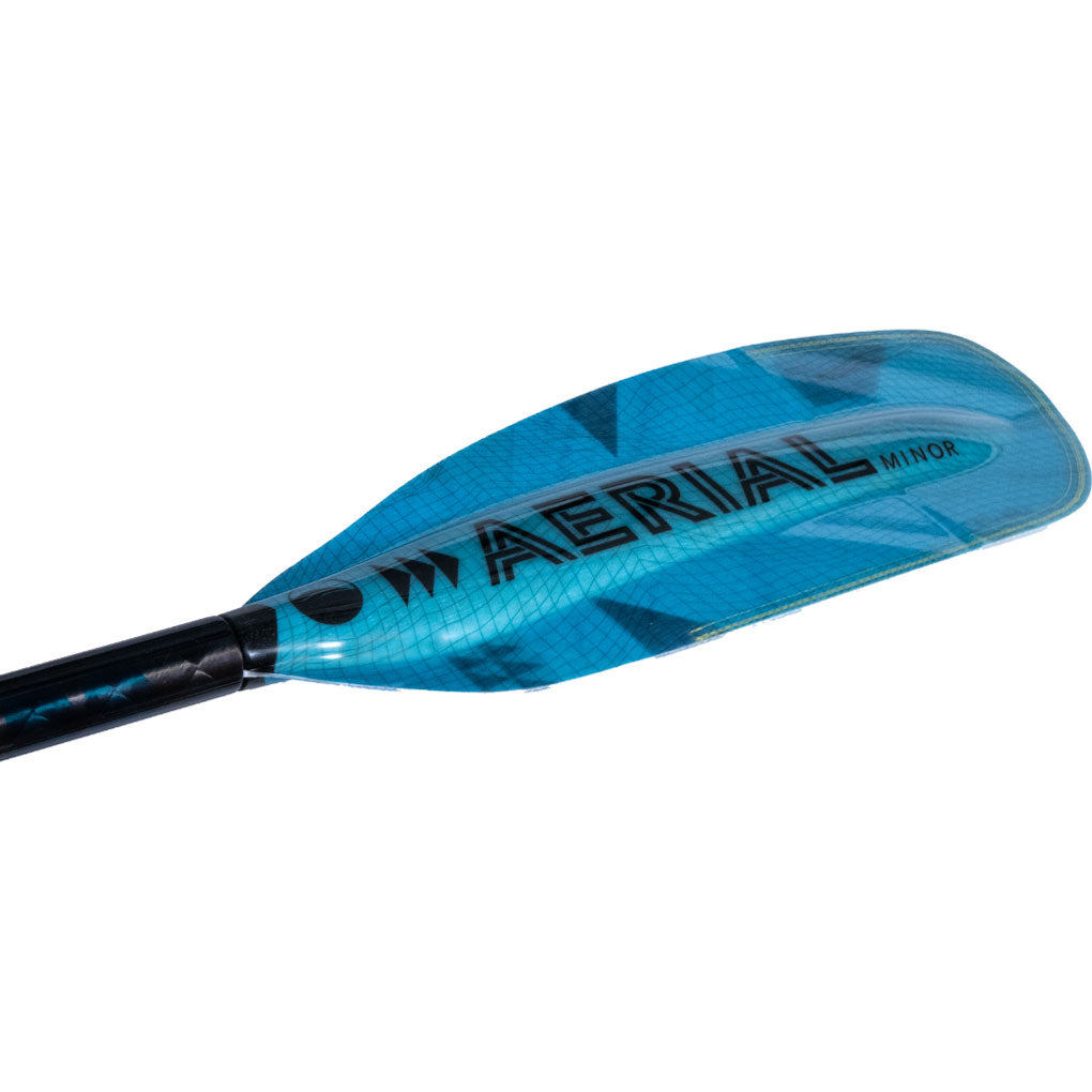 Aqua Bound Aerial Minor Fiberglass Bent Shaft 1-Piece Kayak Paddle - Lightweight & Durable for Recreational Kayaking & Fishing Adventures