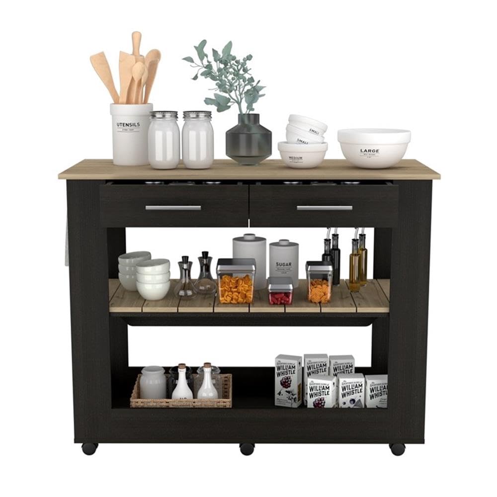 TUHOME Cala Kitchen Island 46