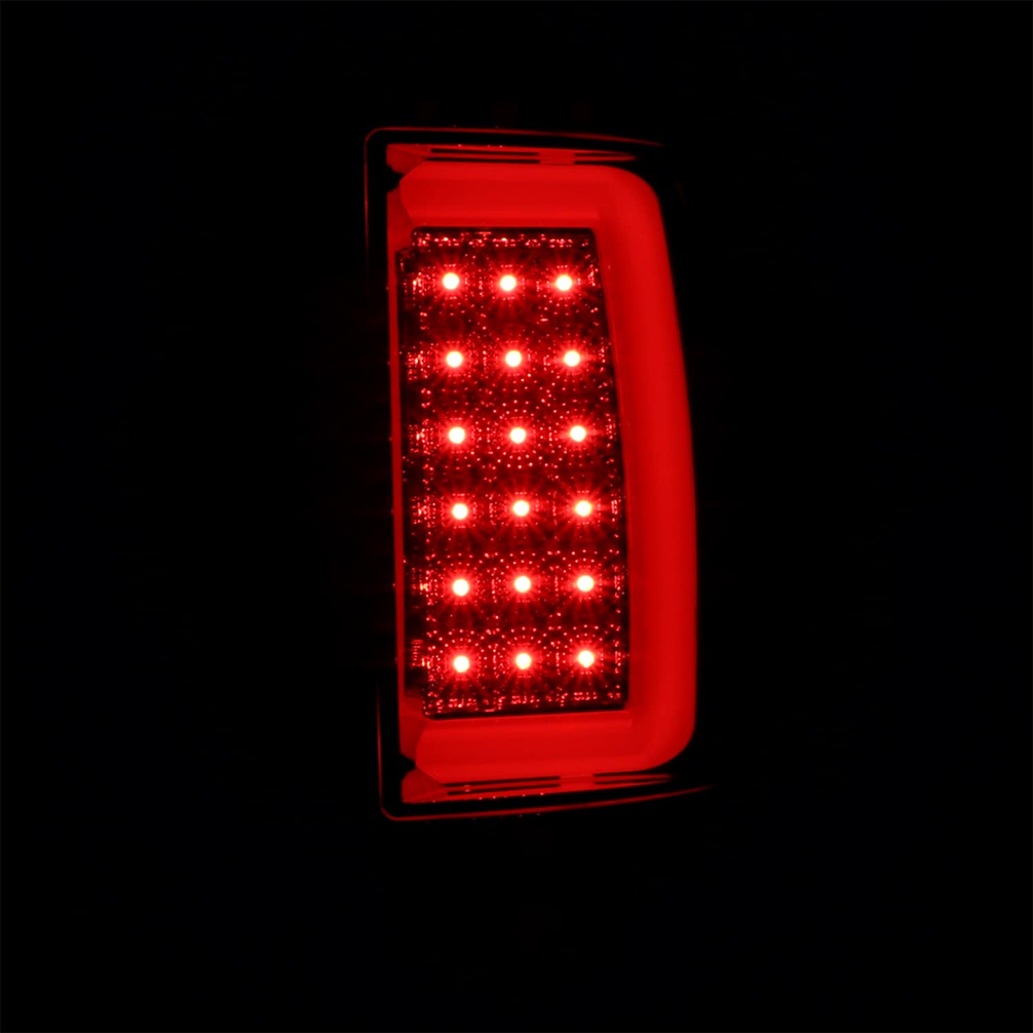 Spec-D Tuning Smoke LED Tail Lights for 2002-2006 Dodge Ram 1500/2500/3500 - Left & Right Pair Assembly - Enhanced Visibility & Style for Night Driving & Off-Road Adventures