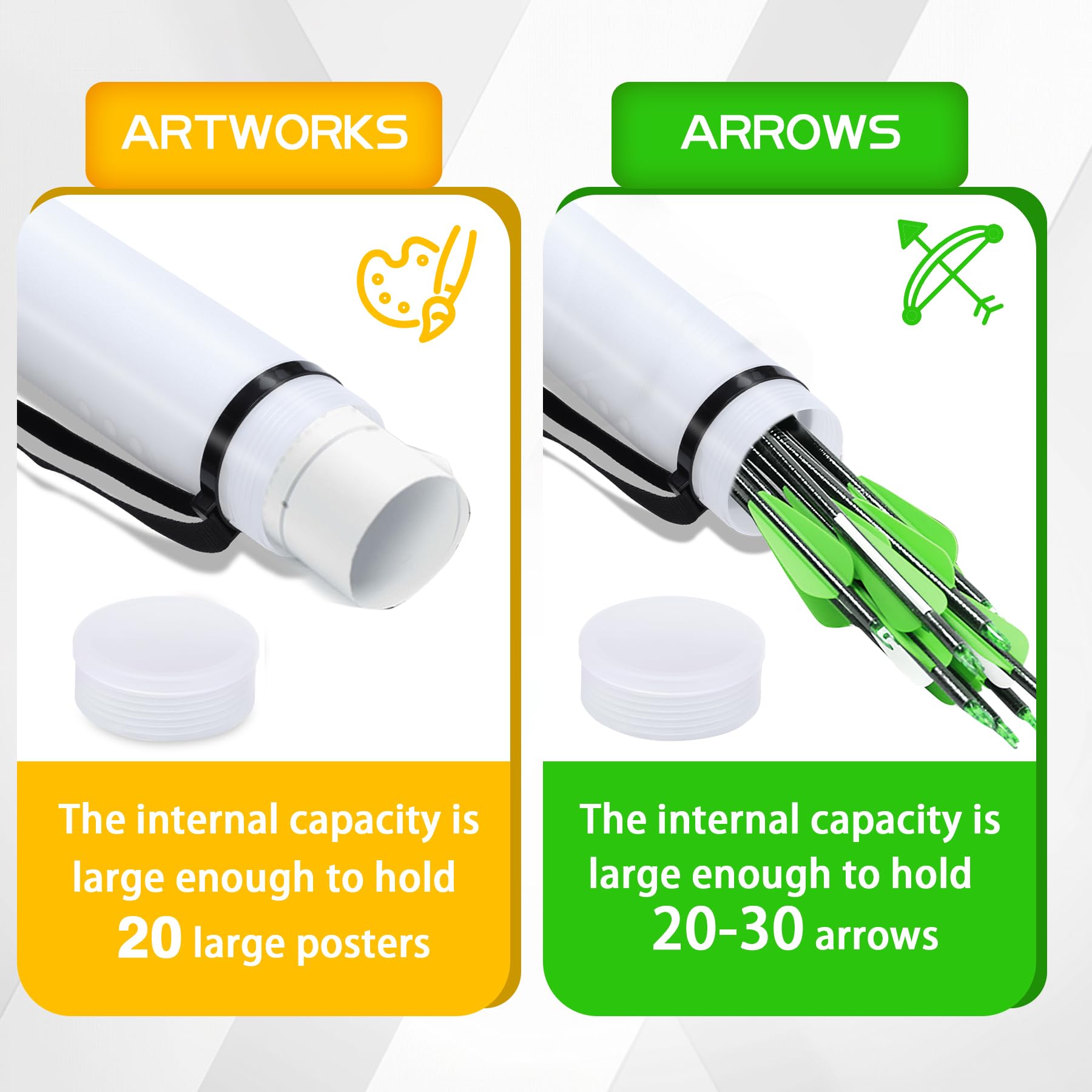 2-Pack Extendable Poster Tube (24.5