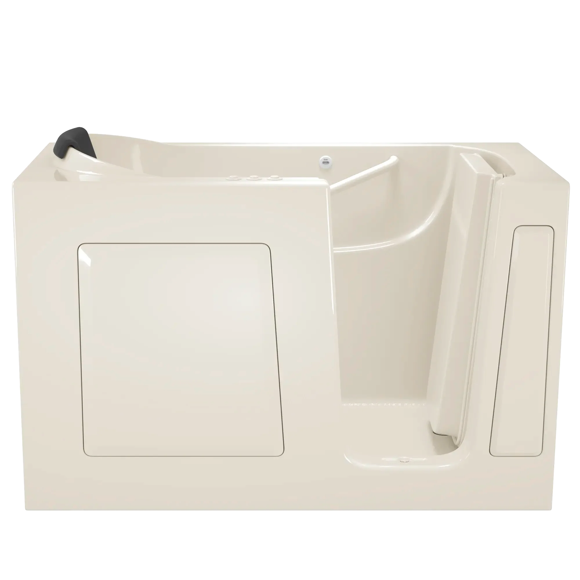 Premium 30 x 60 Inch Gelcoat Walk-in Bathtub with Air Spa & Whirlpool System - Right Hand Drain - Ideal for Elderly & Mobility Support, Relaxation Therapy, and Accessible Bathing