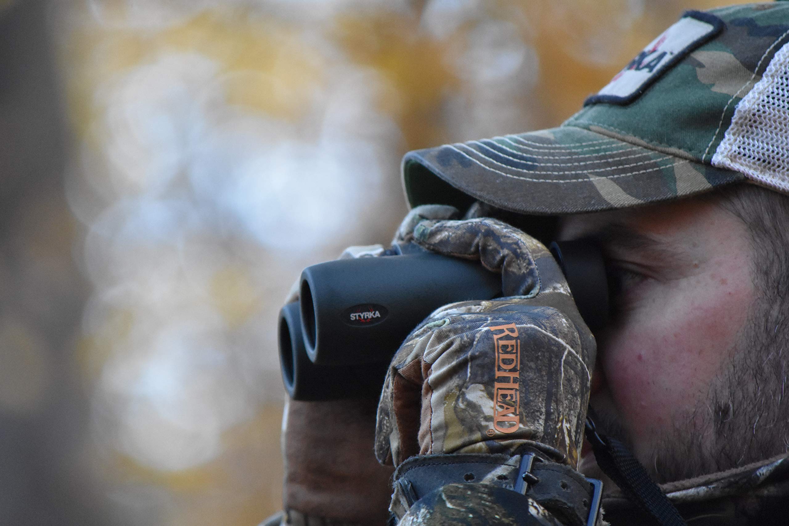 Styrka S5 Series 8x32 Binoculars for Hunting, Bird Watching & Outdoor Activities - Waterproof & Fogproof Professional Binoculars - Perfect for Wildlife Observation, Sports Events & Travel Sightseeing - Dark Green ST-35500