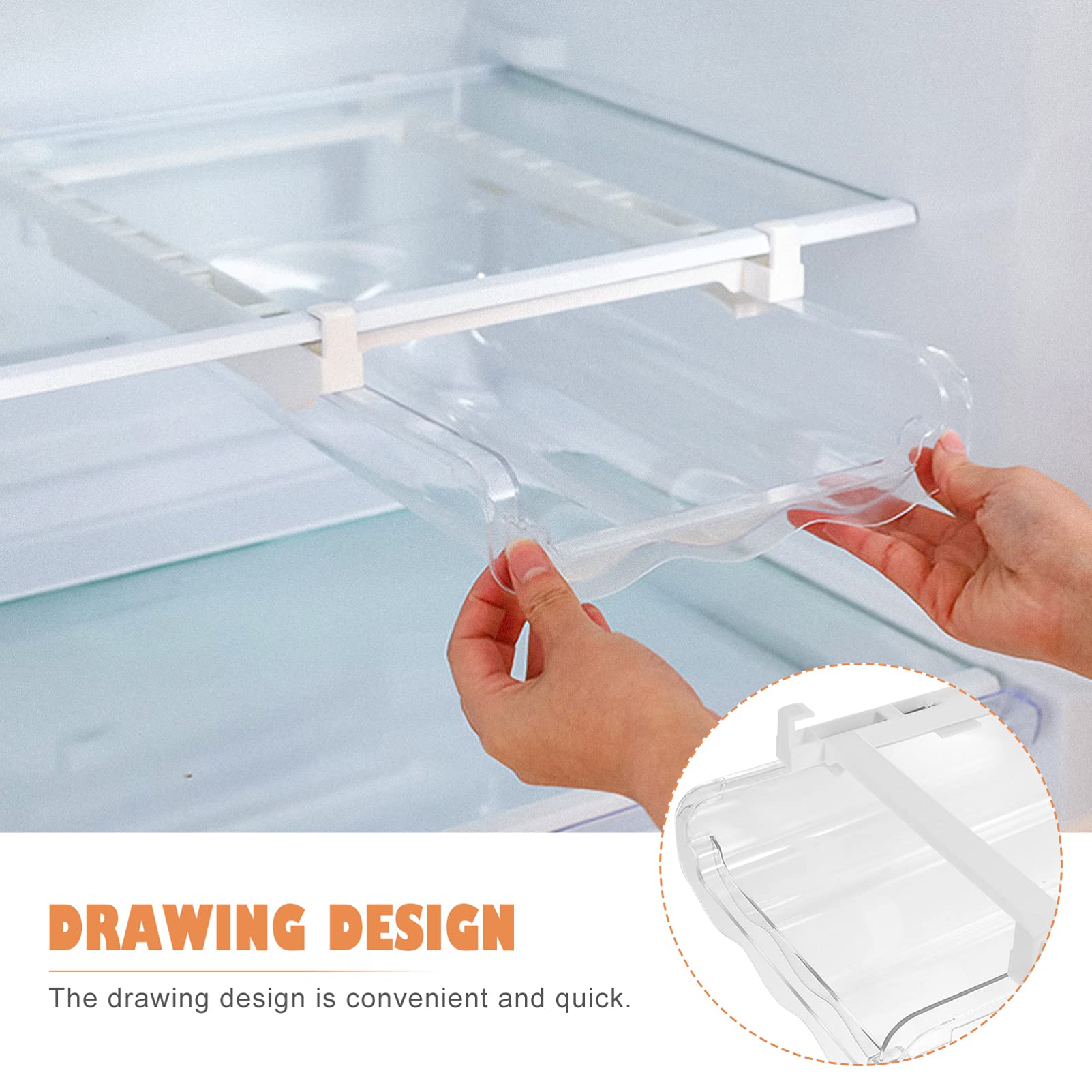 1 Set Clear Household Egg Holder - Practical Egg Storage Container for Freezer, Crisper Drawer & Countertop - Keeps Eggs Fresh & Organized for Kitchen, Fridge & Pantry Use