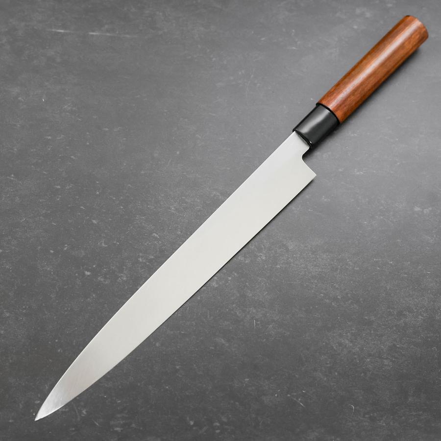 Premium Yanagiba Sushi Knife 270mm - SK High Carbon Steel Blade with Rosewood Handle - Perfect for Slicing Raw Fish, Sashimi & Sushi Preparation