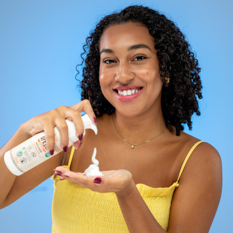 Apse Cosmetics Africa Baobab Mousse 7.1 fl oz - Deep Conditioning Hair Treatment for Dry & Damaged Hair | Perfect for Curly, Coily & Natural Hair Types | Salon-Quality Hydration at Home