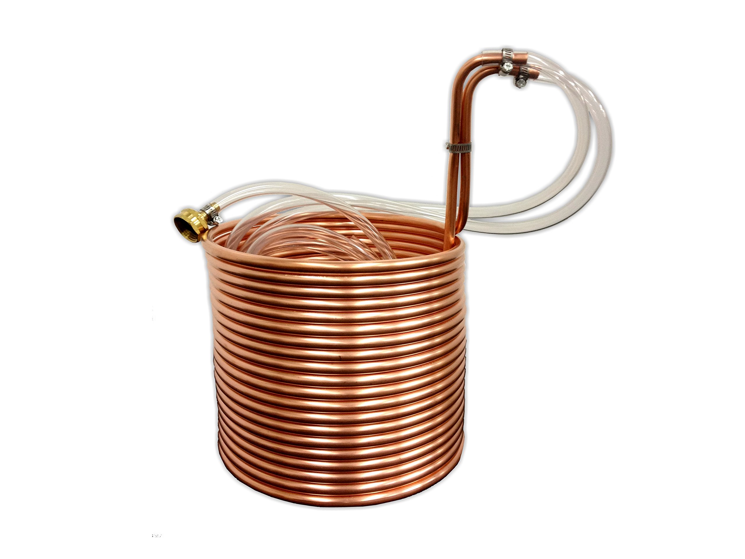 Coldbreak-CB33850COV 50-Foot Copper Wort Chiller for Home Brewing - 3/8