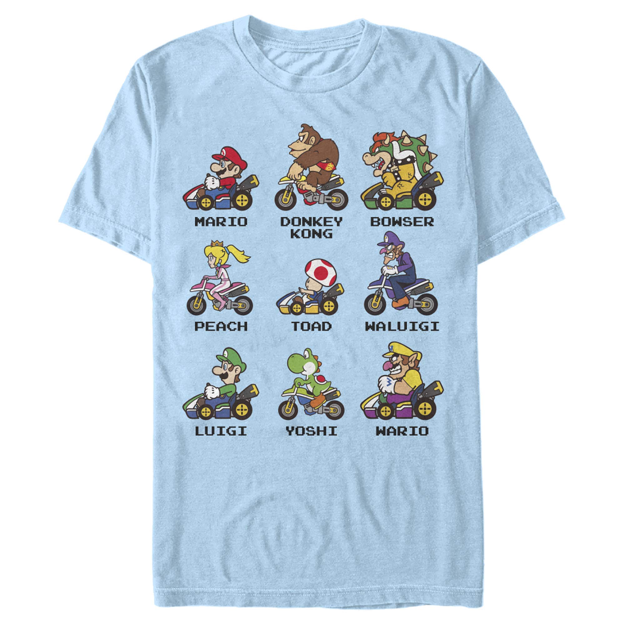 Nintendo Mario Kart Graphic T-Shirt for Men - Retro Gaming Tee for Casual Wear & Video Game Fans