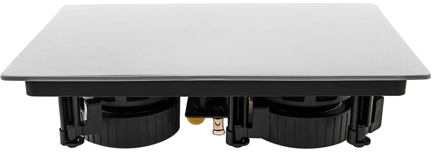 Earthquake Sound EWS530C Edgeless Series 3-Way Carbon Fiber In-Wall LCR Speaker with Magnetic Grille - High Performance Home Theater Audio (Black, Single) - Perfect for Living Rooms, Home Cinemas, and Multi-Room Audio Systems