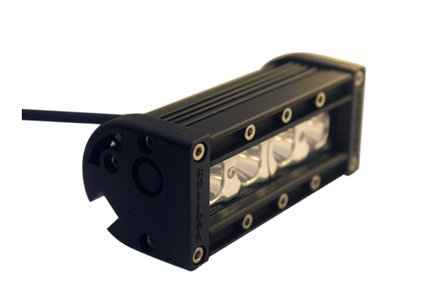 Bulldog-Lighting 41S-02798 4-Inch Single Row LED Light Bar for Trucks, ATVs, UTVs, and Off-Road Vehicles - Waterproof and Durable Off-Road Lighting Accessory