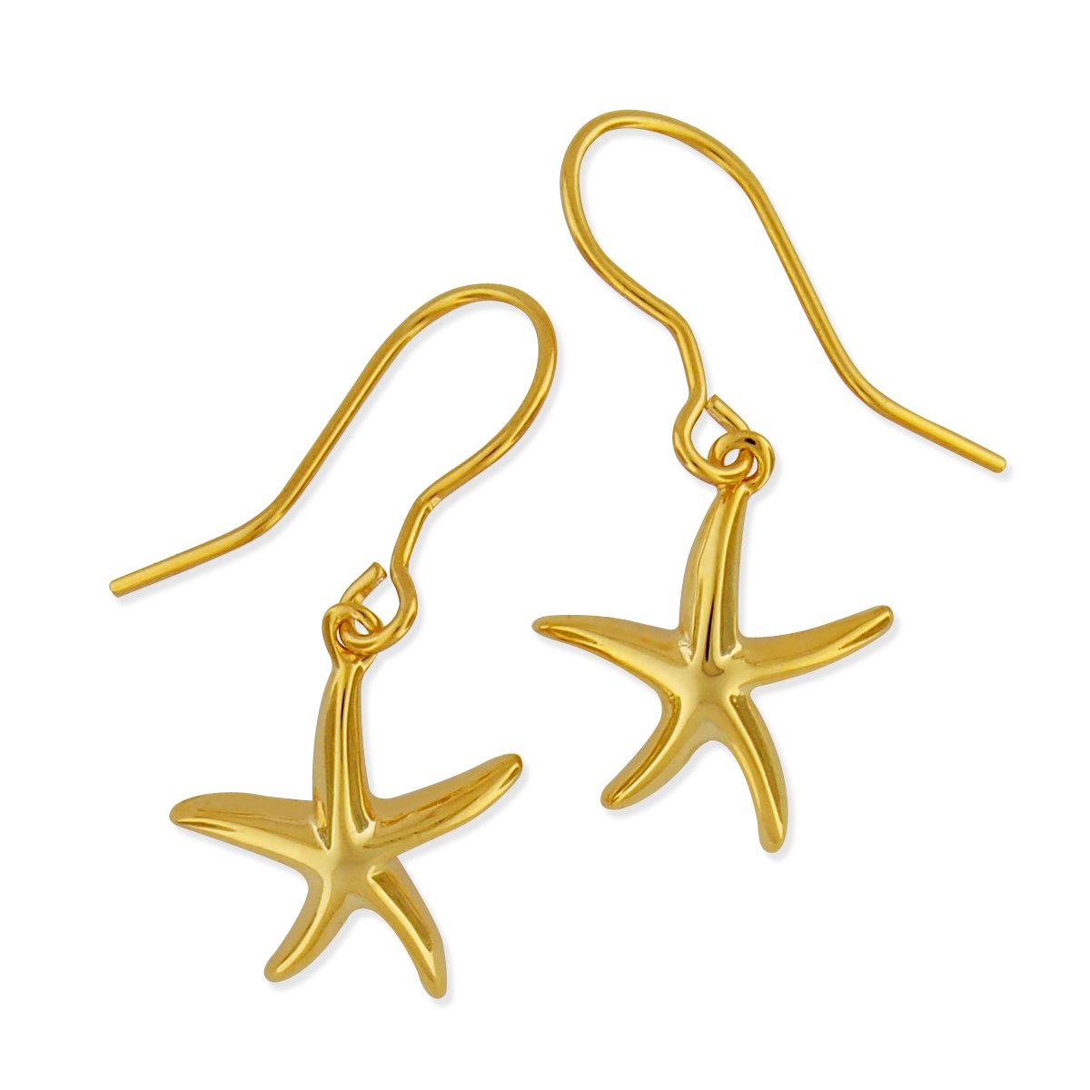 925 Sterling Silver Starfish Dangle Earrings for Women | Elegant Ocean-Themed Jewelry Gift for Beach Vacation & Summer Outfits