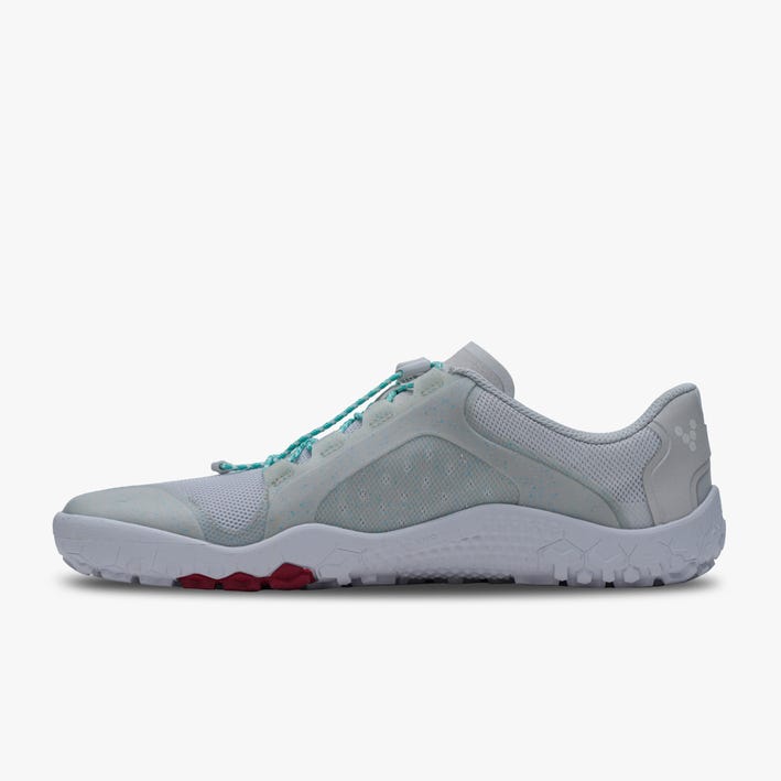 Vivobarefoot Women's Primus Trail II FG Barefoot Shoes - Moonstone Color | Lightweight & Flexible for Trail Running, Hiking & Outdoor Adventures