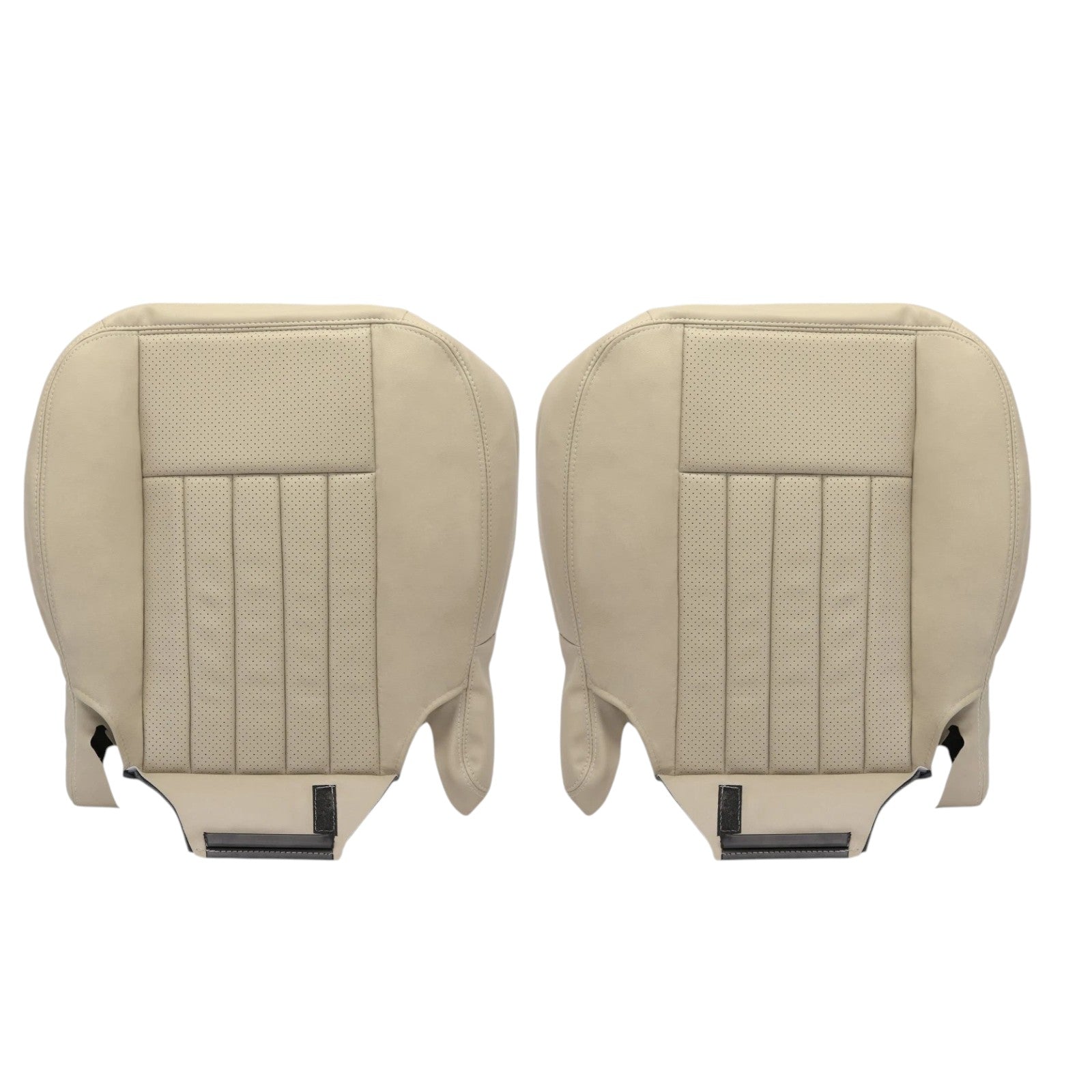 2003-2004 Lincoln Navigator Seat Covers - Light Parchment Tan Color - Premium Genuine Leather or Durable Vinyl Options - Perfect for Car Interior Protection & Customization