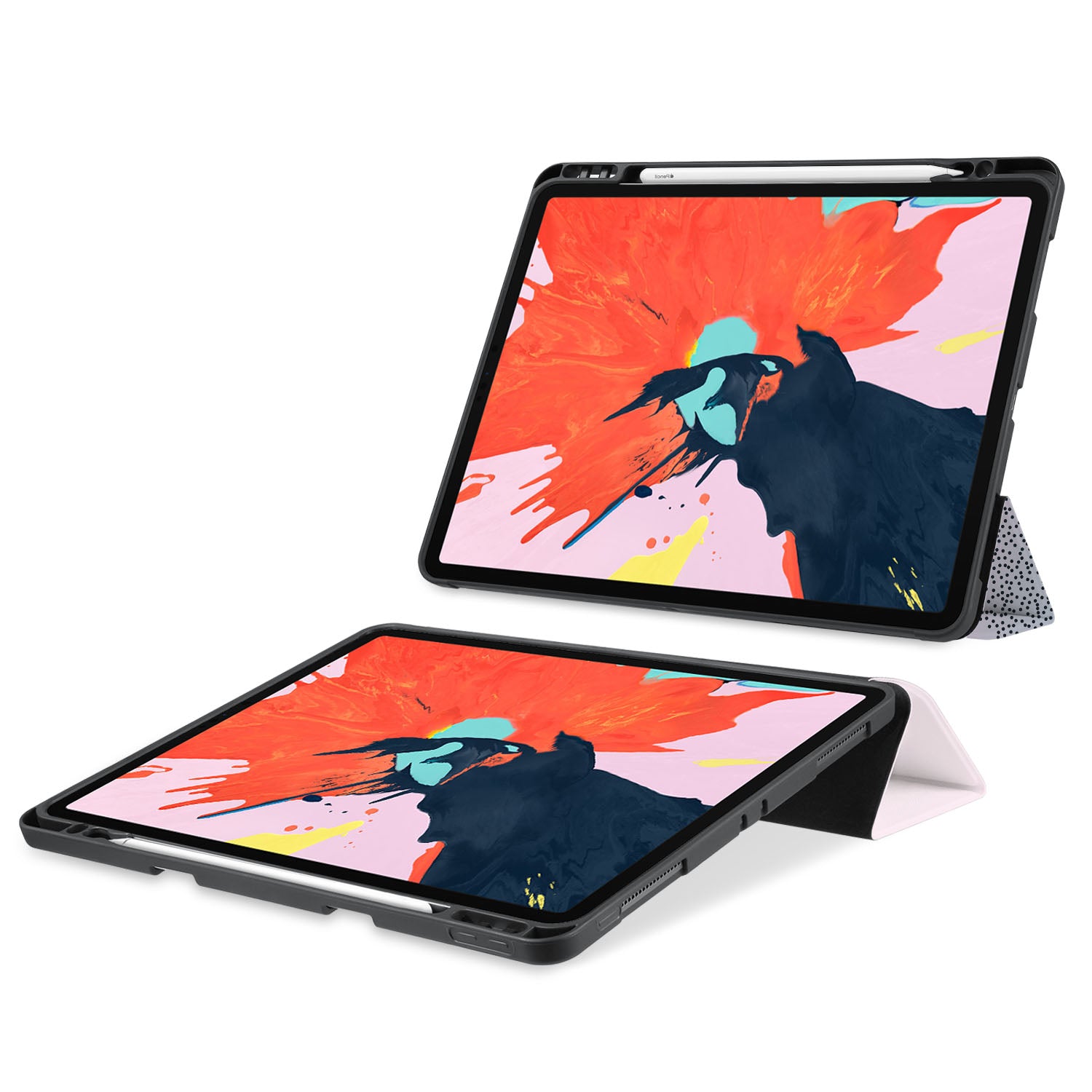 Premium Marble Art iPad Trifold Case - Slim Protective Cover for iPad Air/Pro with Auto Sleep/Wake | Perfect for Work, Travel & Home Use