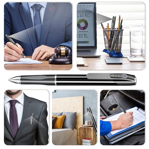 Asleesha Hidden Spy Pen Camera - 1080P HD Video Recorder with Audio, Mini Covert Surveillance Device for Home Security, Office Meetings & Personal Safety