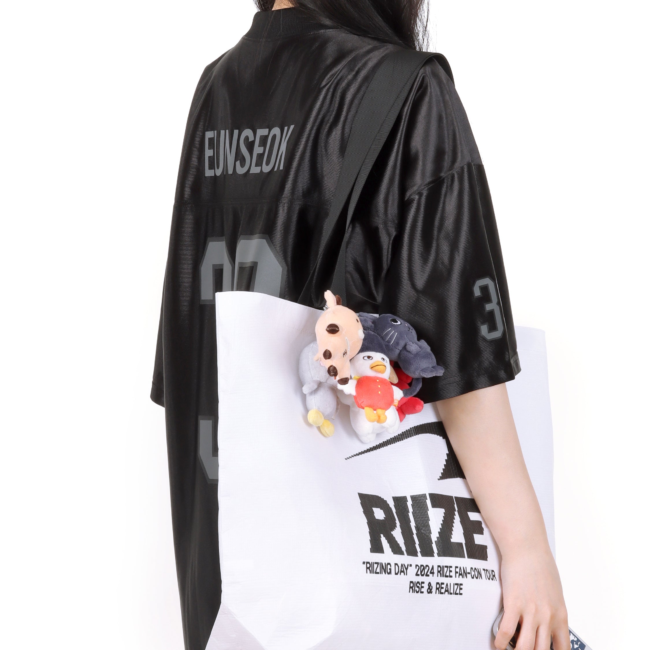 2024 RIIZE FAN CON 'RIIZING DAY' Official Reusable Shopping Bag - Eco-Friendly Concert Merchandise for K-Pop Fans & Daily Grocery Use