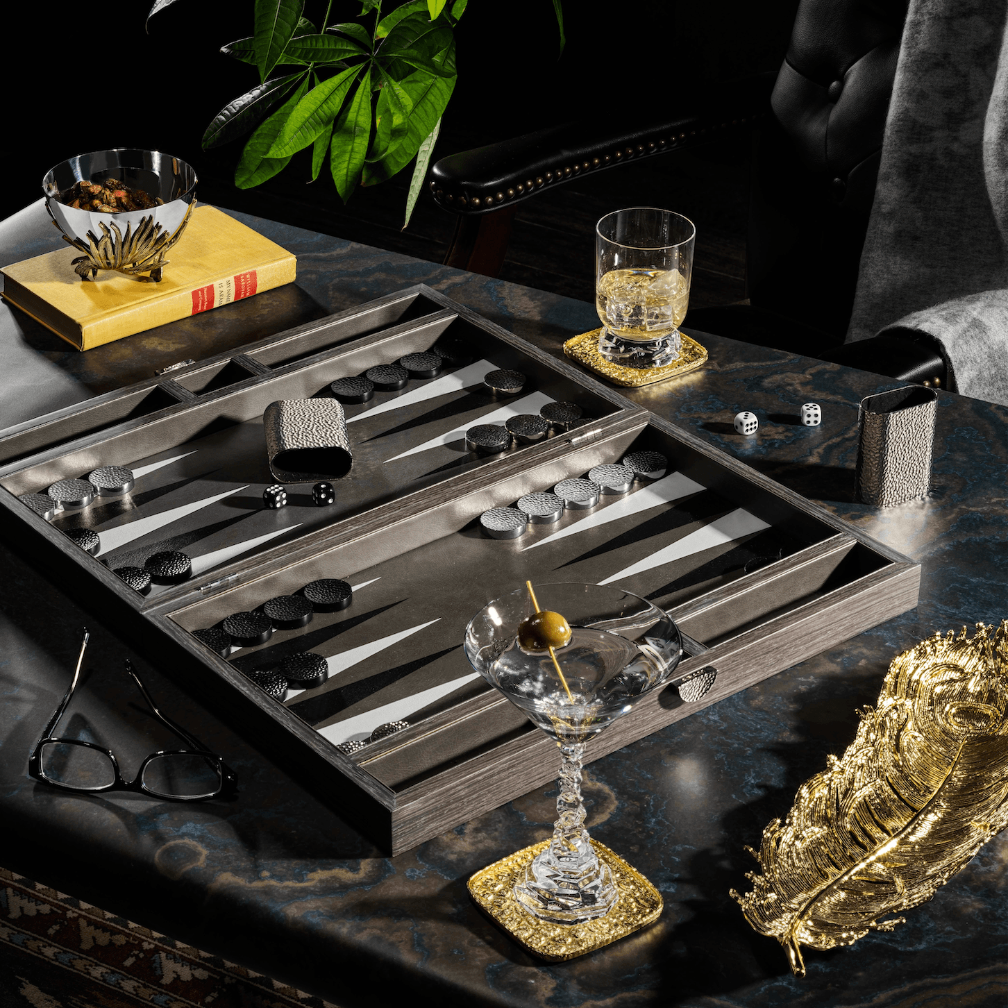 Premium Wooden Backgammon Set - Classic Board Game for Adults & Families - Perfect for Game Nights, Travel & Home Decor