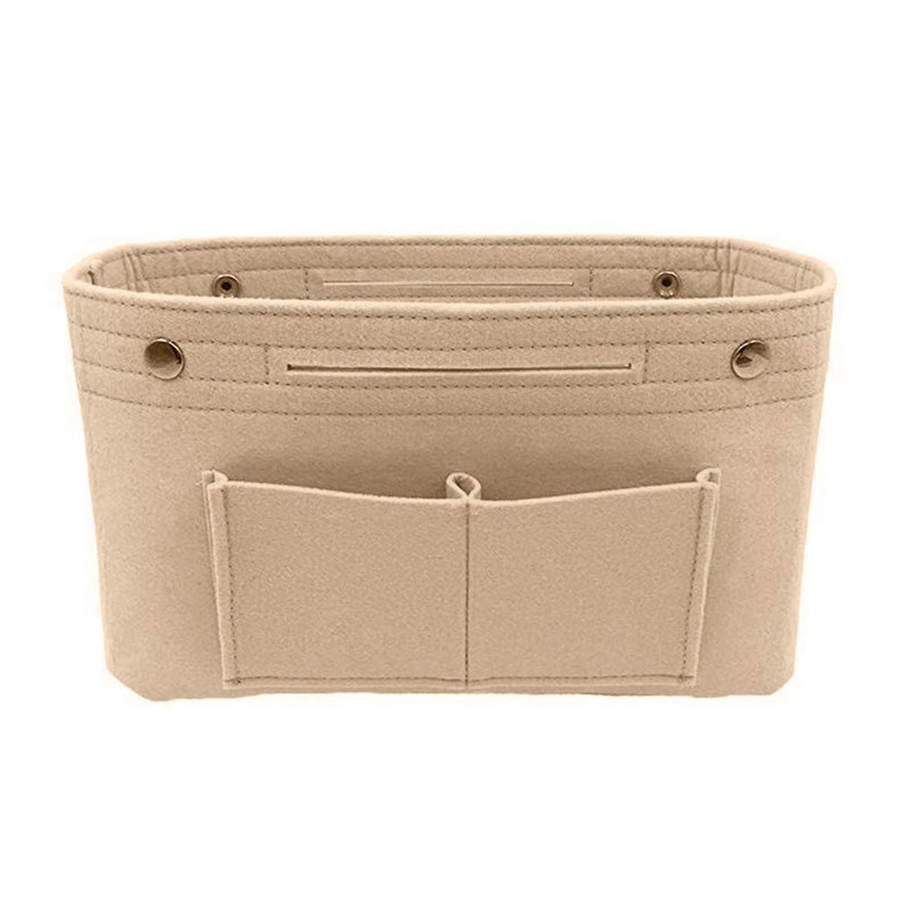 LOKODO Women's Handbag Organizer - Felt Purse Insert with Multiple Pockets for Tote Bags | Perfect for Travel, Work & Daily Organization