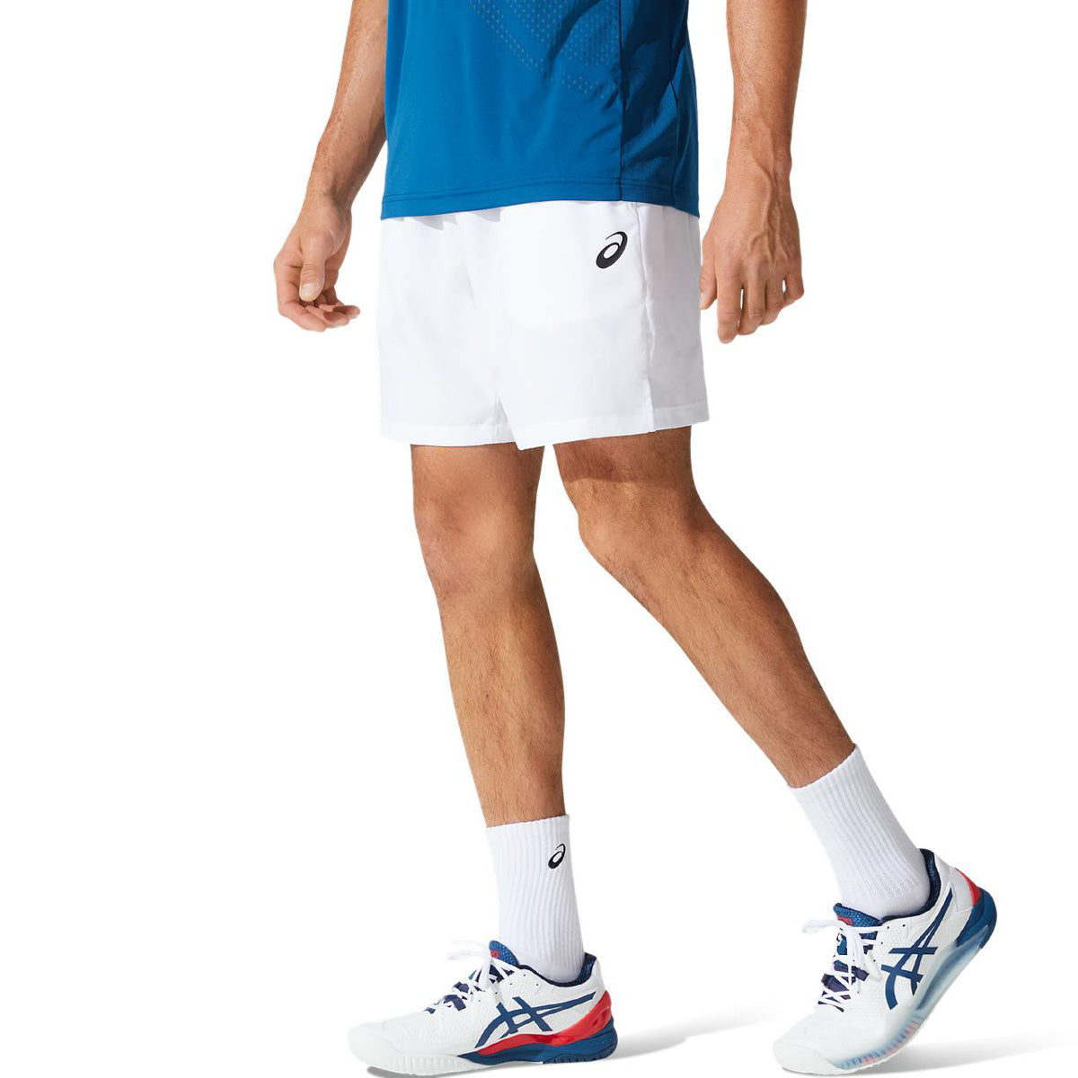 ASICS Men's 7-Inch Running Shorts - Breathable Quick-Dry Athletic Shorts for Gym, Workout & Training (Brilliant White) - Perfect for Jogging, Basketball & Casual Wear