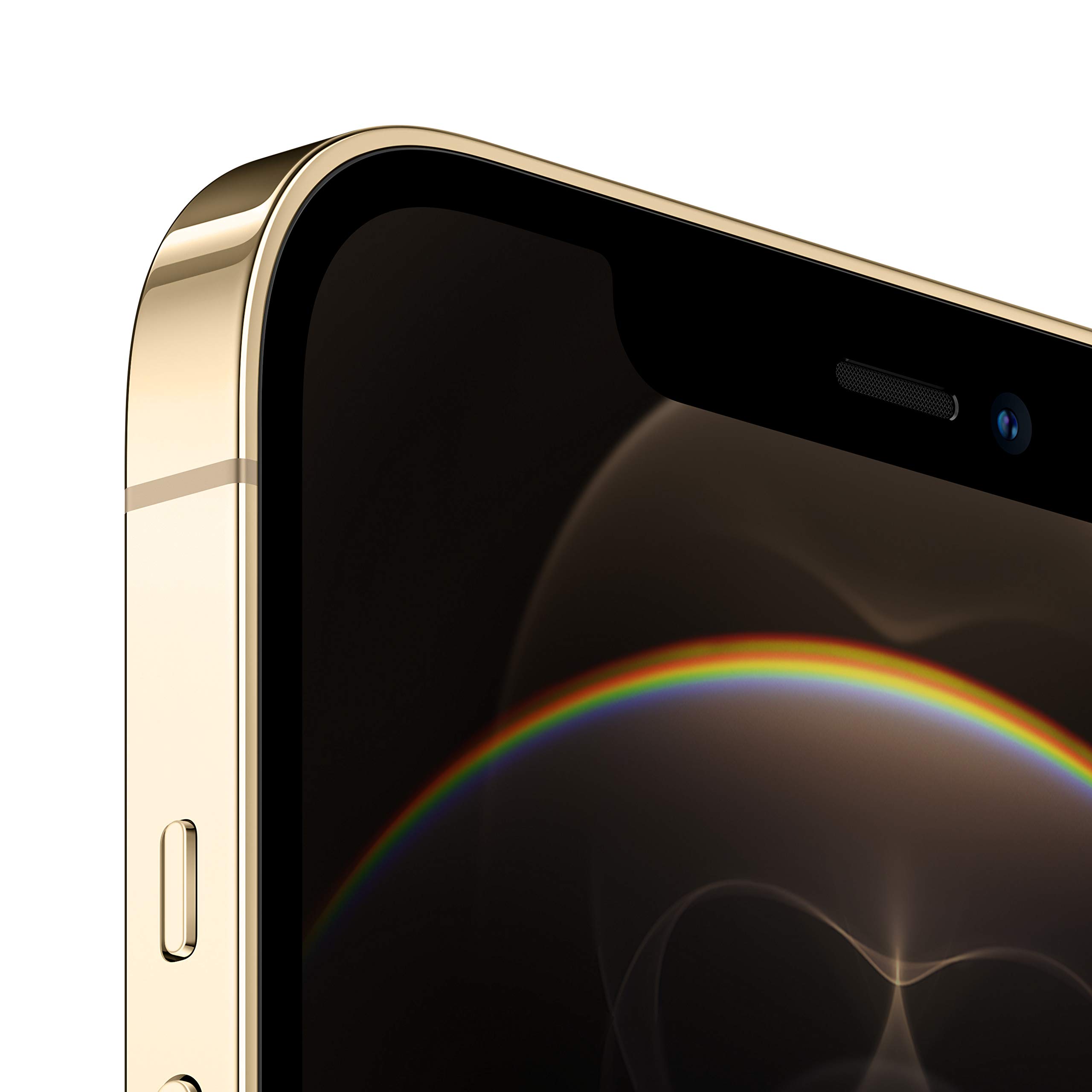 Apple iPhone 12 Pro Max 128GB Gold (Renewed) - Premium Refurbished Smartphone with Face ID, 5G & Pro Camera System - Perfect for Business, Travel & Photography Enthusiasts