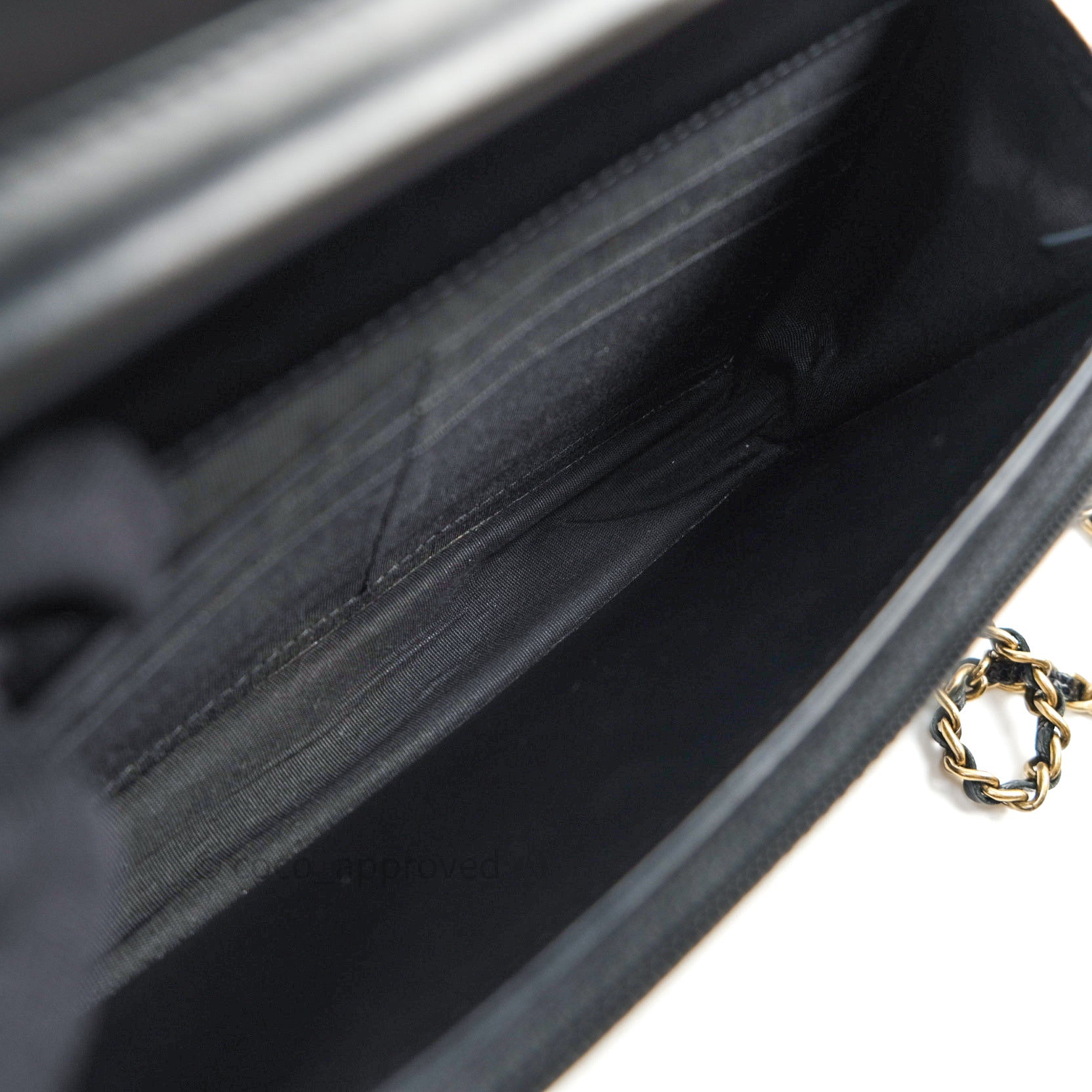 Chanel Boy Wallet on Chain WOC Black Caviar Leather with Gold Hardware - Luxury Crossbody Bag for Women, Perfect for Evening Events & Daily Use