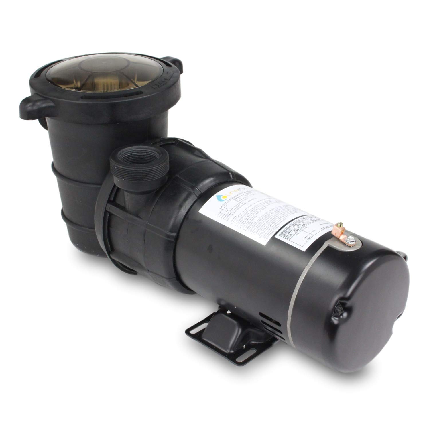 Pureline Pure Pro XL 0.75 HP Single Speed Above Ground Pool Pump - Energy Efficient Swimming Pool Water Circulation System for Backyard, Inground & Outdoor Pools