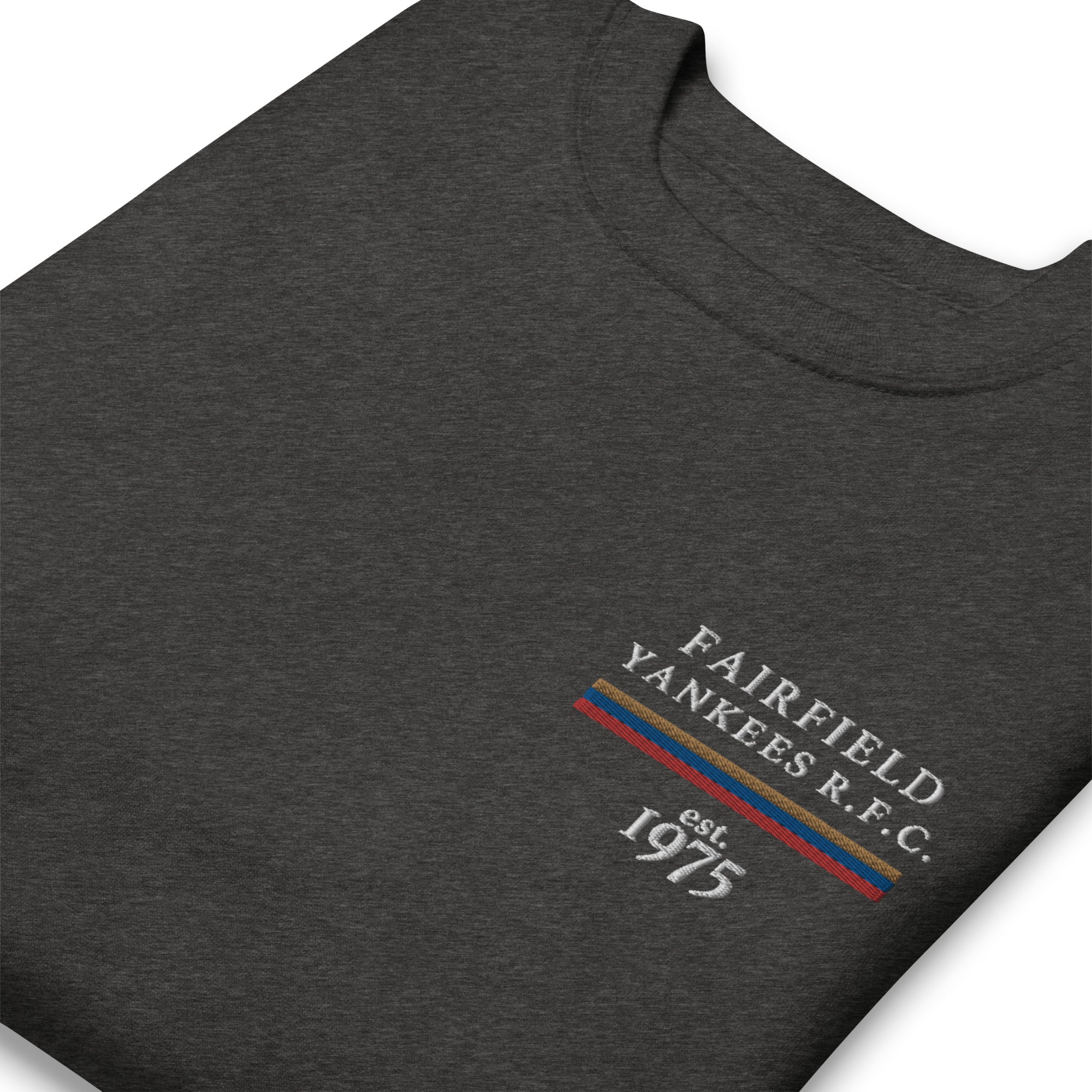 Fairfield Yankees RFC Embroidered Crewneck Sweatshirt - Men's Casual Pullover for Rugby Fans & Sports Enthusiasts - Perfect for Game Day, Tailgating & Everyday Wear