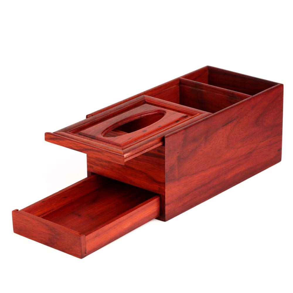 LIULIFE Multifunctional Office Desk Organizer - Desktop Tidy Stationery Storage with Tissue Box Holder & Phone Stand - Perfect for Home Office, Study Desk, and Workspace Organization