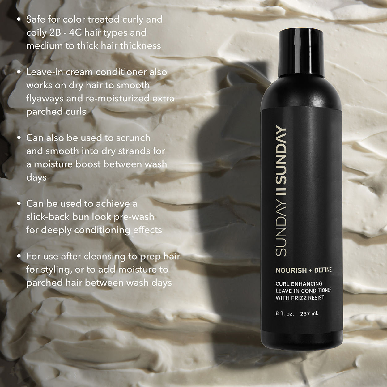 Best Curl Enhancing Leave-In Conditioner with Frizz Resist Complex - Hydrates & Defines Curly Hair for All-Day Softness - Perfect for Dry, Damaged Hair & Natural Curl Care Routine