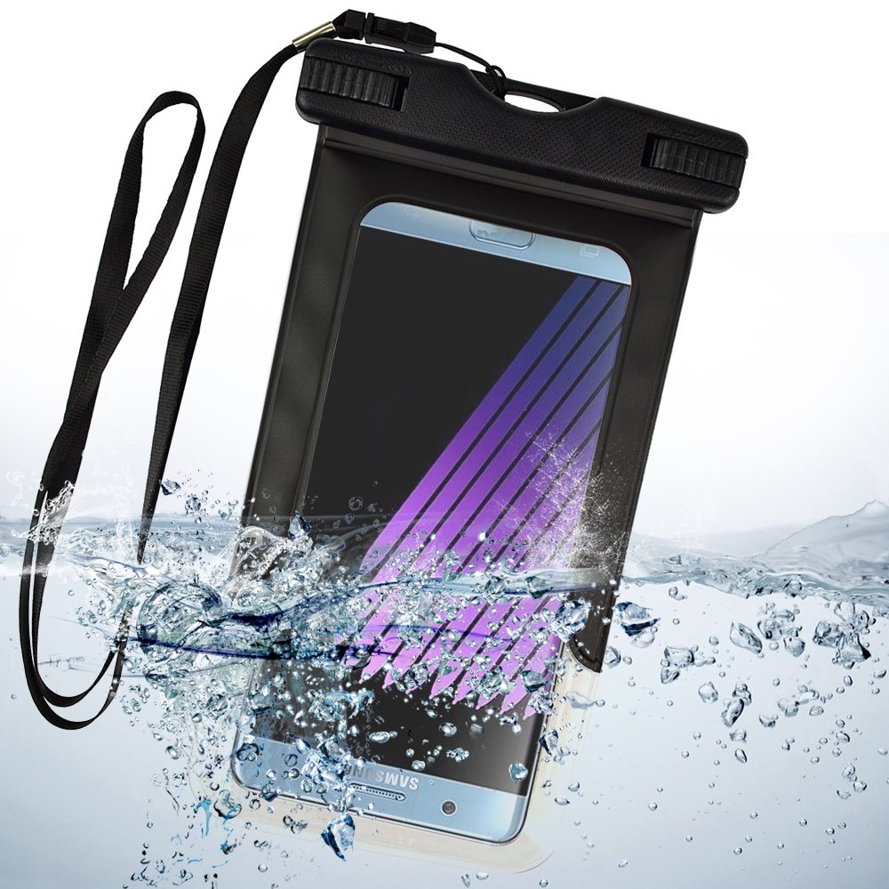 Waterproof Phone Case with Armband for iPhone 14 Pro Max/13 Pro/12/Xs Max/8 Plus - Shockproof & Dustproof Protection for Running, Swimming & Outdoor Activities