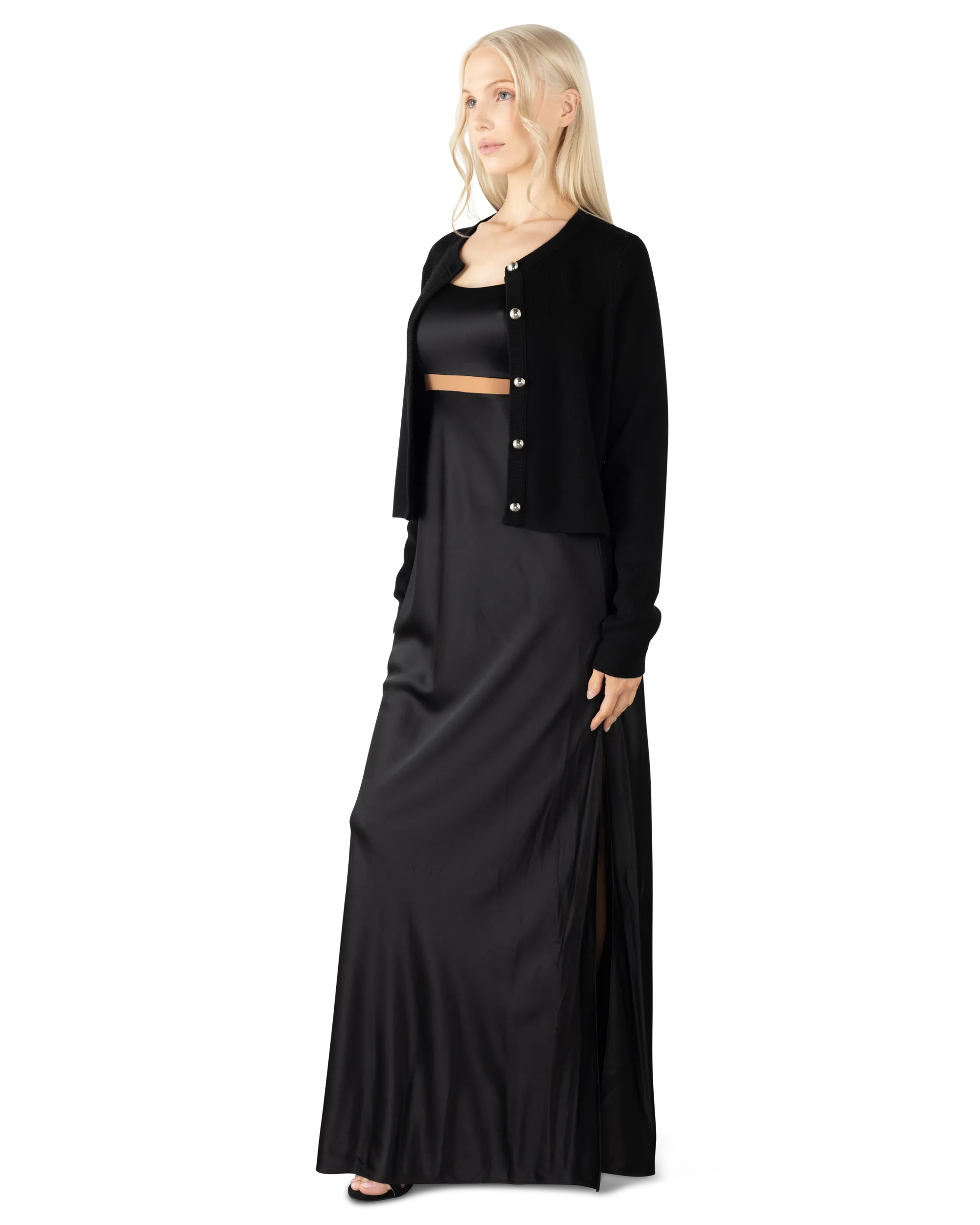 Aurla Women's Soft Knit Cardigan Sweater - Lightweight Open Front Long Sleeve Wrap Cover Up for Fall & Winter - Perfect for Office, Lounge & Casual Outings