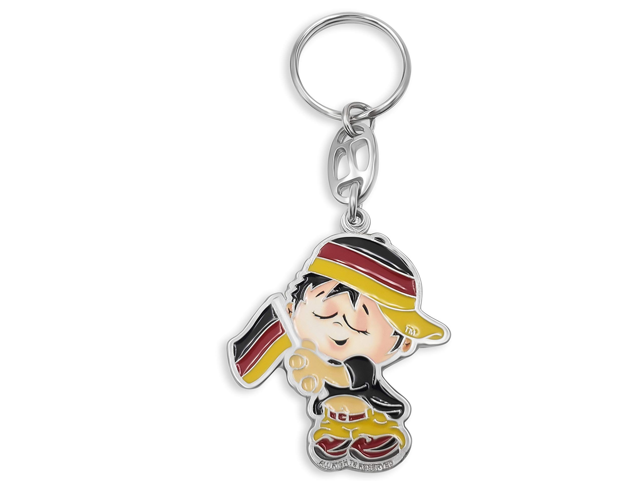 Flags and Souvenirs Baby Keychains - Cute & Durable Travel Keepsakes for Strollers, Bags, and Gift Giving