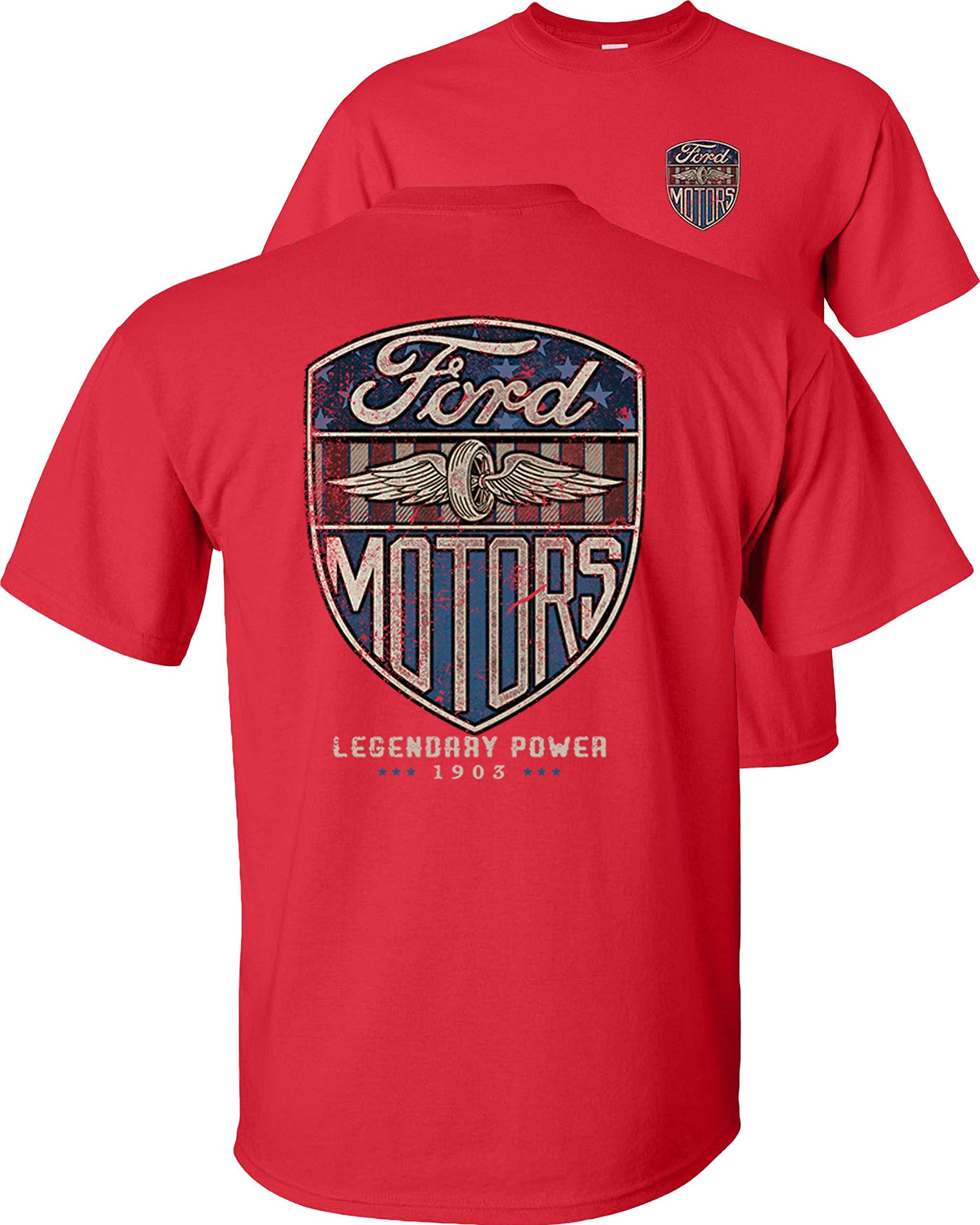 Vintage Ford Motors T-Shirt - Legendary Mustang F150 for Car Enthusiasts
