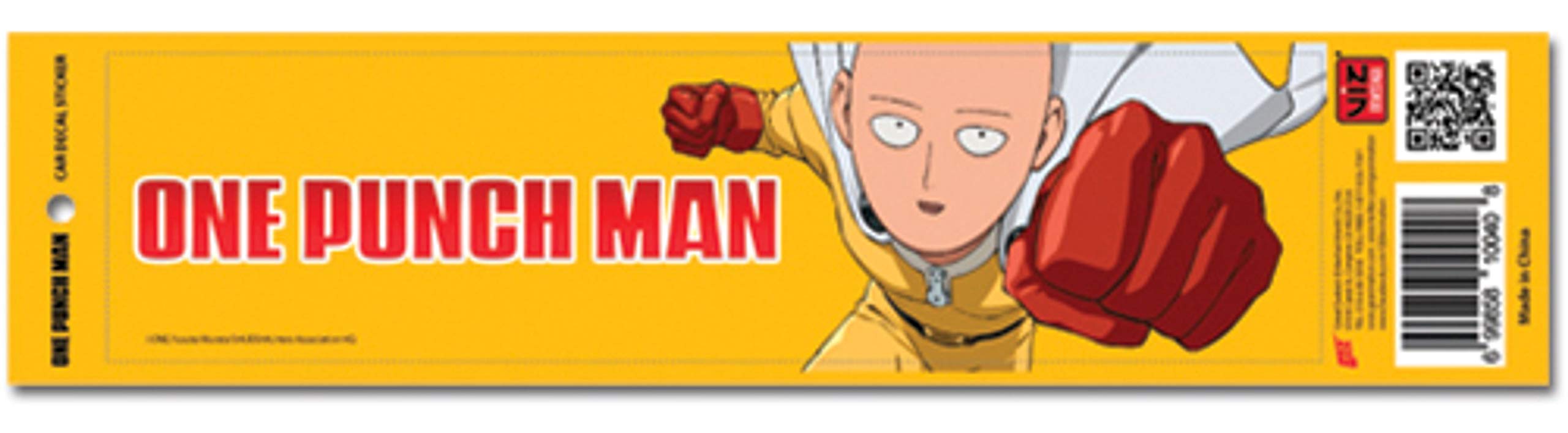 One Punch Man Saitama Flying Car Vinyl Decal Sticker - Anime Manga Wall Art for Laptops, Cars, Windows & Home Decor