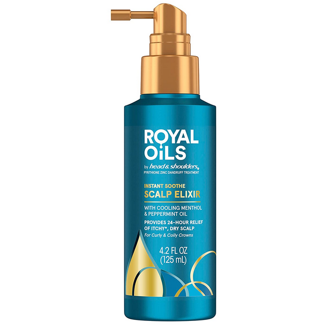 Head and Shoulders Royal Oils Scalp Elixir for Instant Soothe - 4.2 fl oz Hair Treatment for Dry, Itchy Scalp - Perfect for Daily Use & Scalp Care Routine