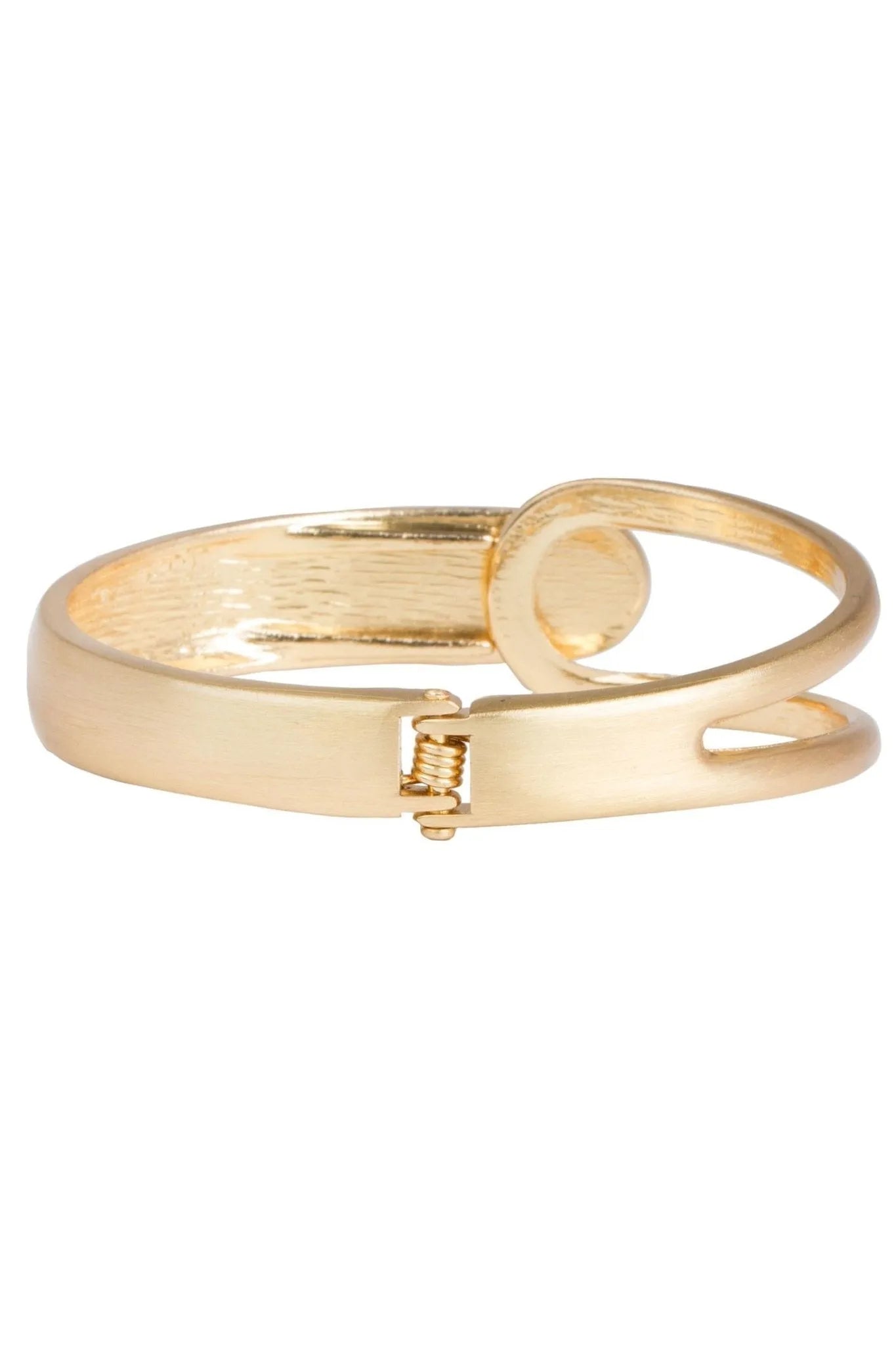 Elegant Overlap Hinged Bracelet for Women - Adjustable Gold & Silver Jewelry Gift for Her - Perfect for Parties, Weddings & Everyday Wear
